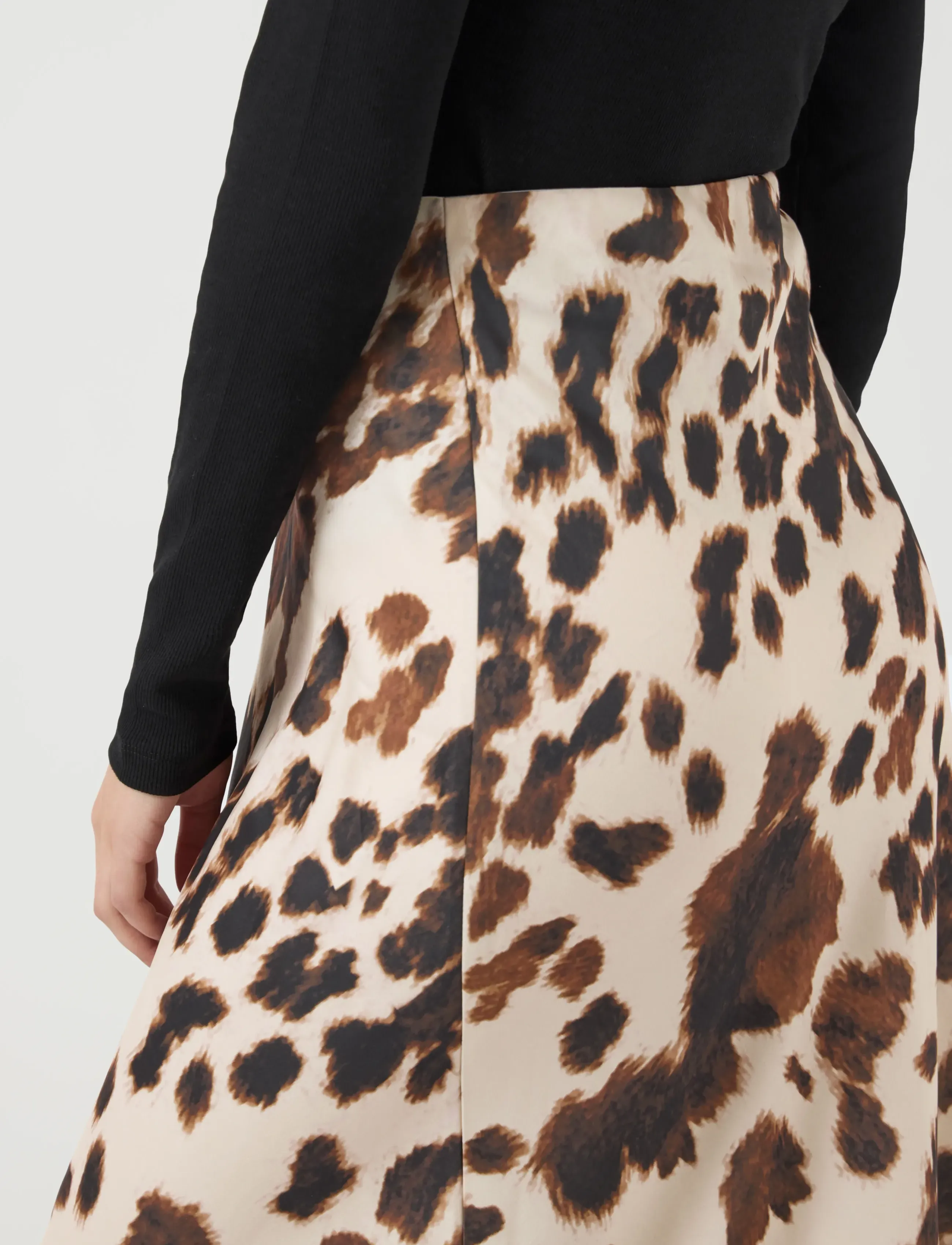 YAS - YASPELLA HW MAXI SKIRT S. NOOS - jupes en satin - ecru - 4