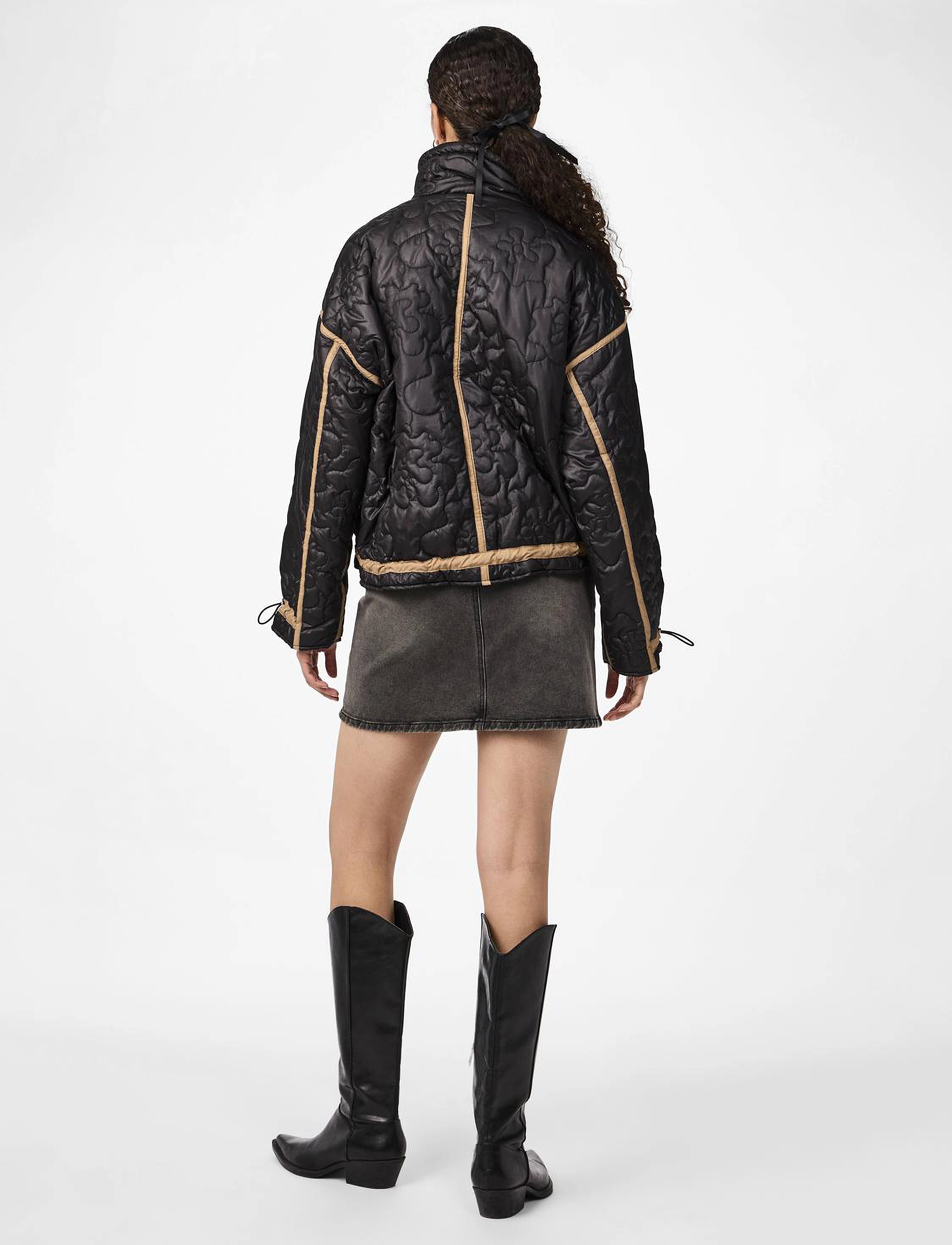 YAS - YASKLINA QUILTED JACKET S. - Üleriided - black - 3