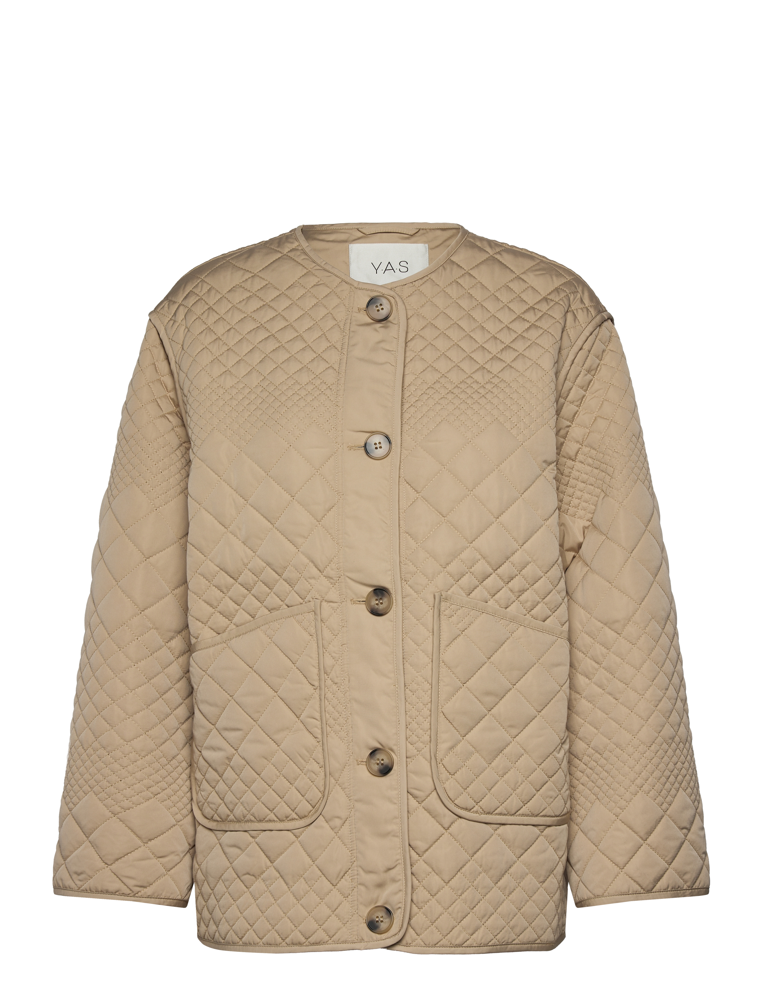 YAS YASLAURIE LS PADDED JACKET S. NOOS - Y.A.S - SAFARI / beige