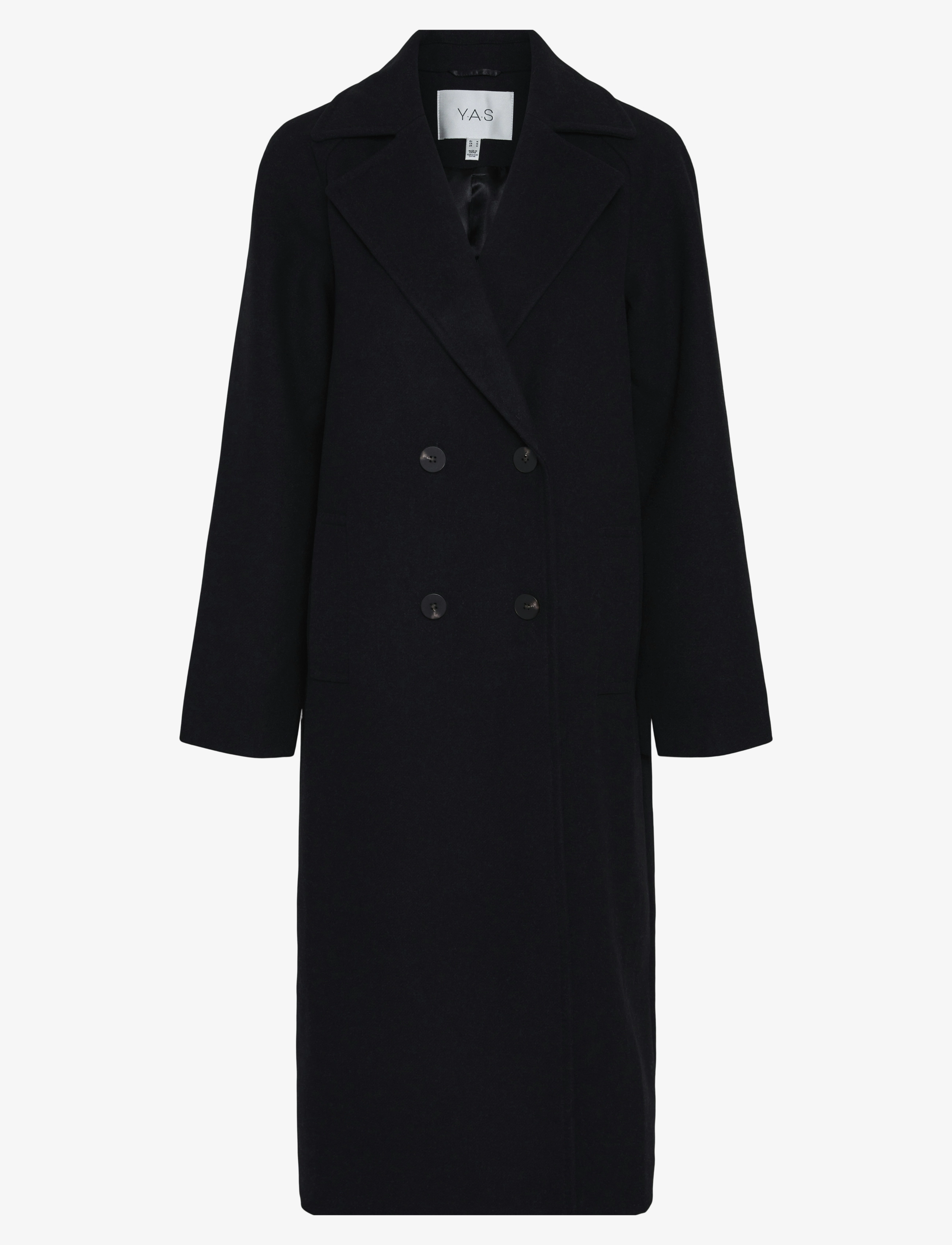 YAS - YASMARGOT LS LONG COAT S. NOOS - black - 1