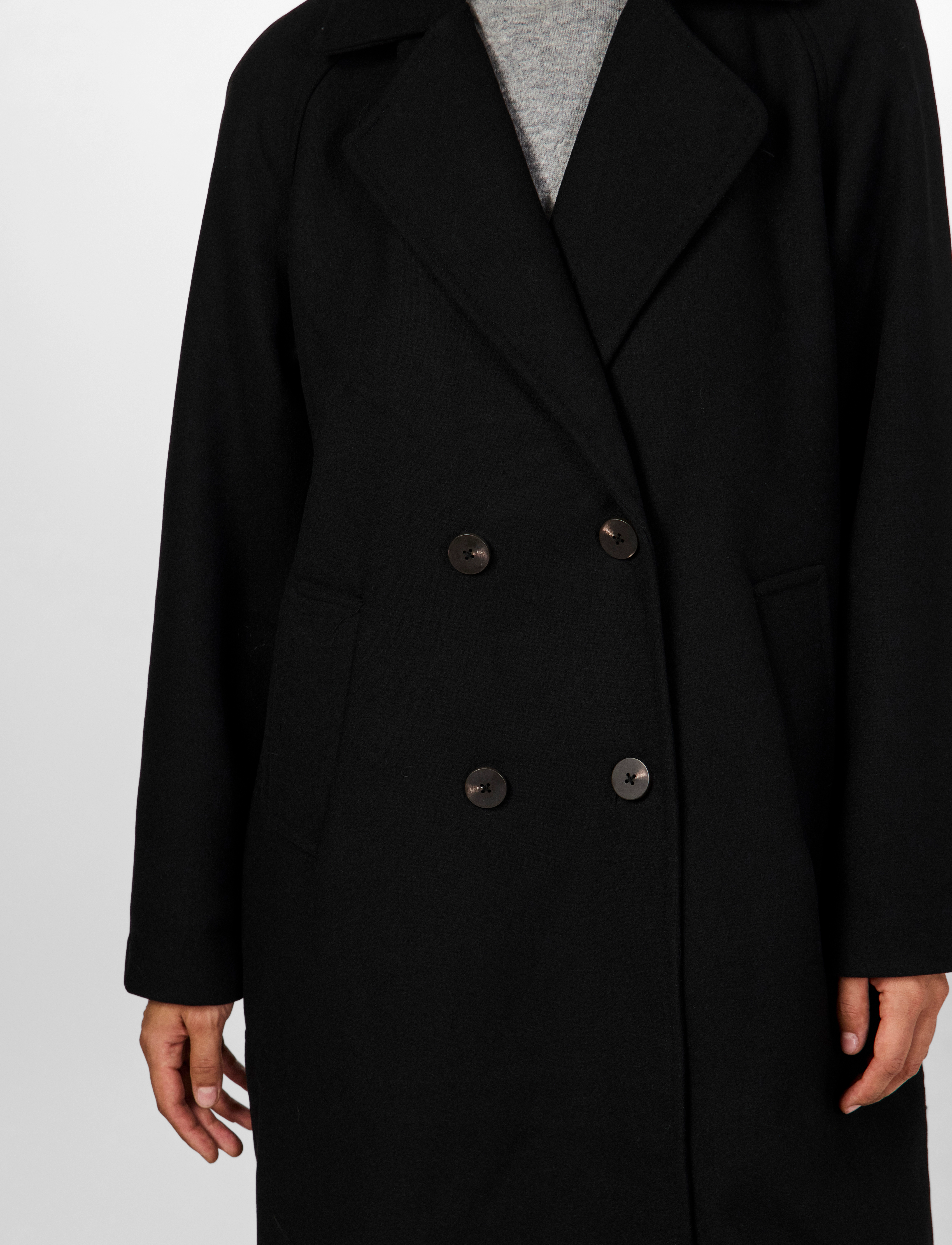 YAS - YASMARGOT LS LONG COAT S. NOOS - black - 5