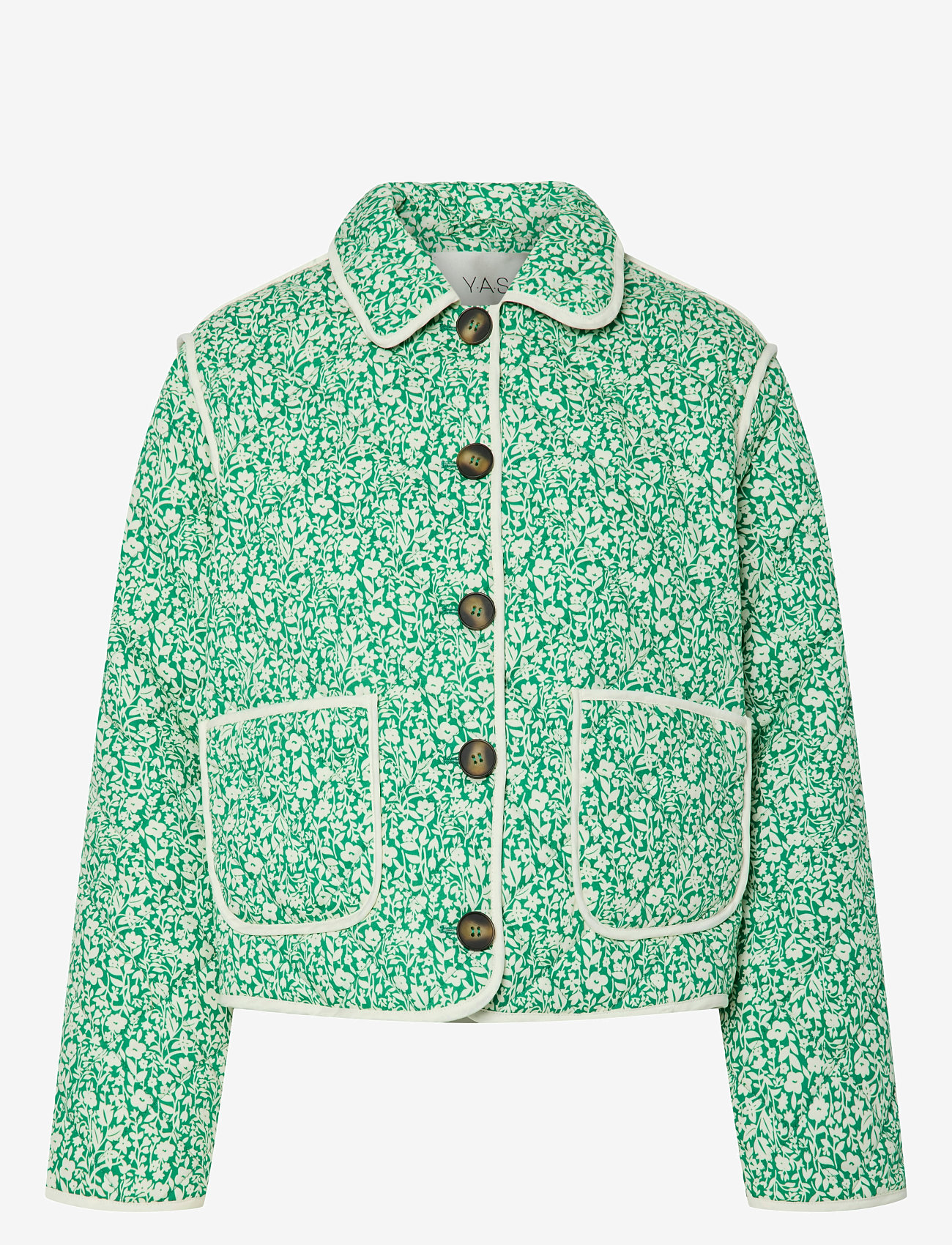 YAS - YASRINNA LS PADDED JACKET - EX - forårsjakker - bright green - 0