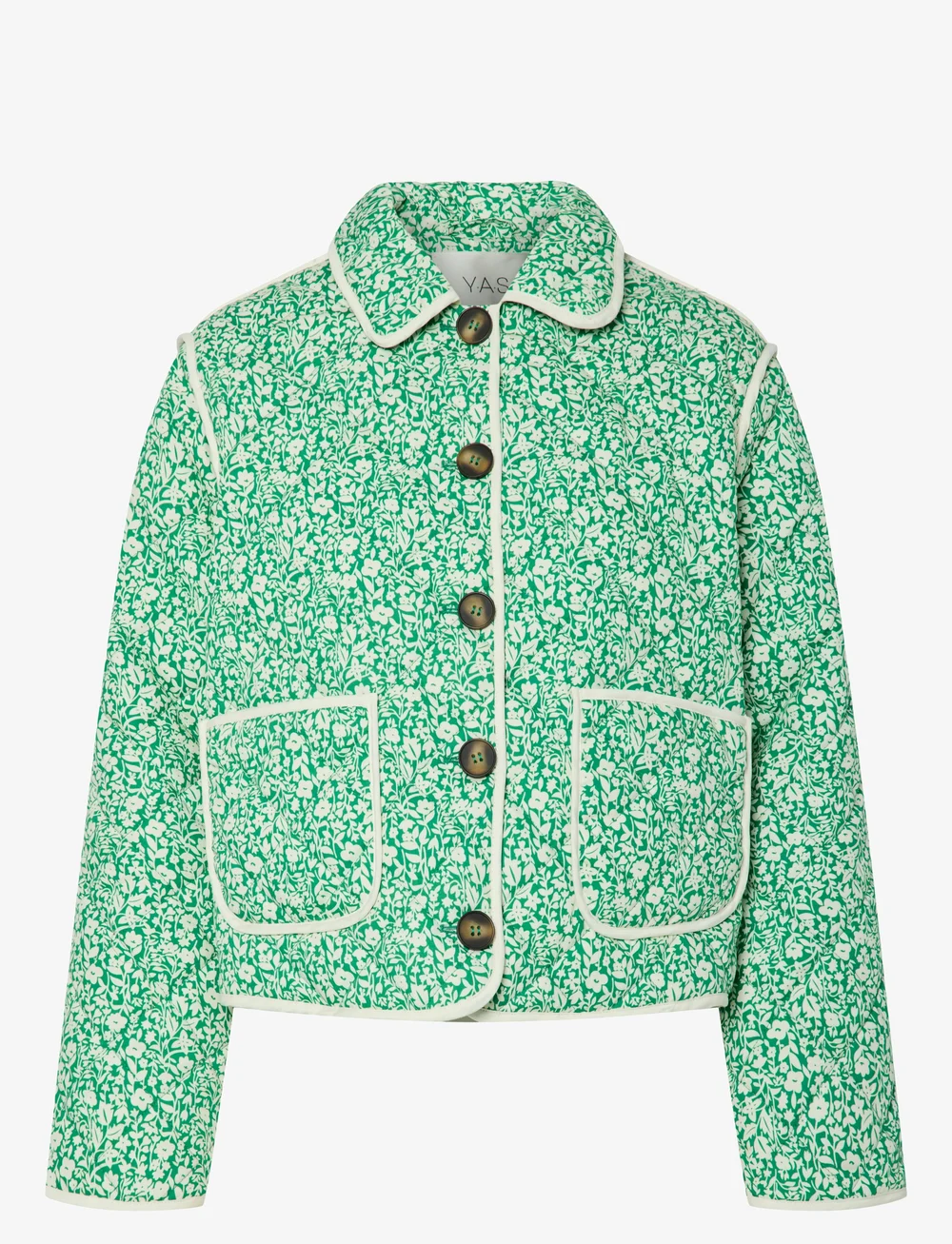 YAS - YASRINNA LS PADDED JACKET - EX - quiltede jakker - bright green - 0