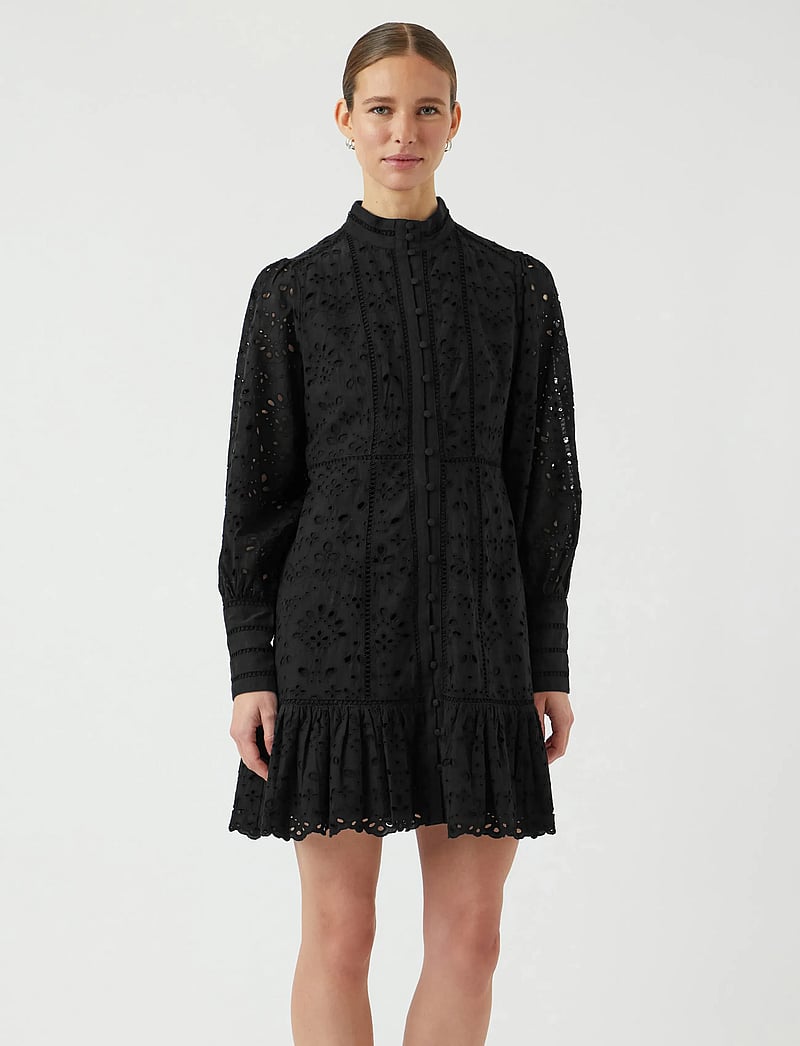YAS - YASALESSIA LS DRESS S. NOOS - konfirmationstøj - black - 0