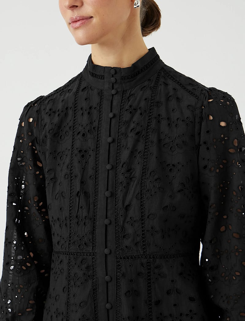 YAS - YASALESSIA LS DRESS S. NOOS - konfirmationstøj - black - 5