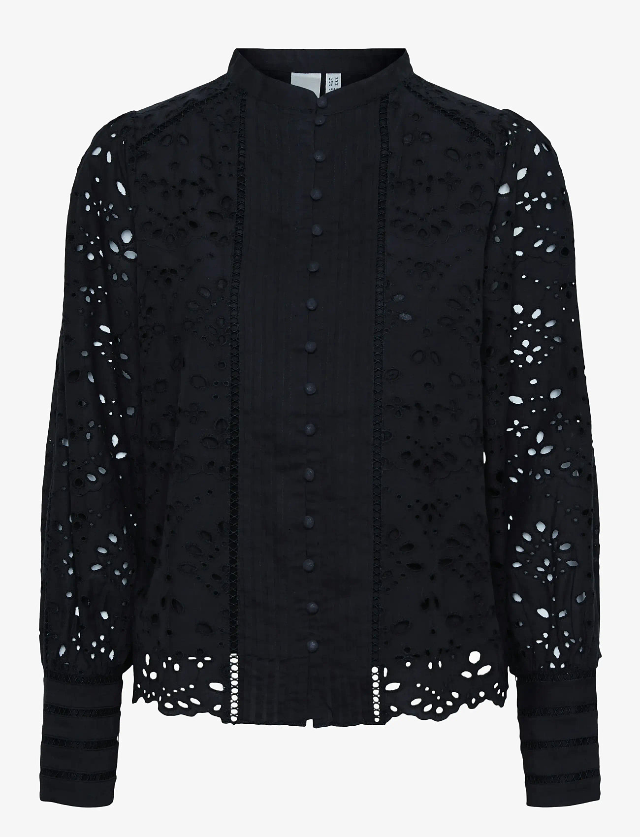 YAS - YASALESSIA LS SHIRT S. NOOS - långärmade skjortor - black - 1