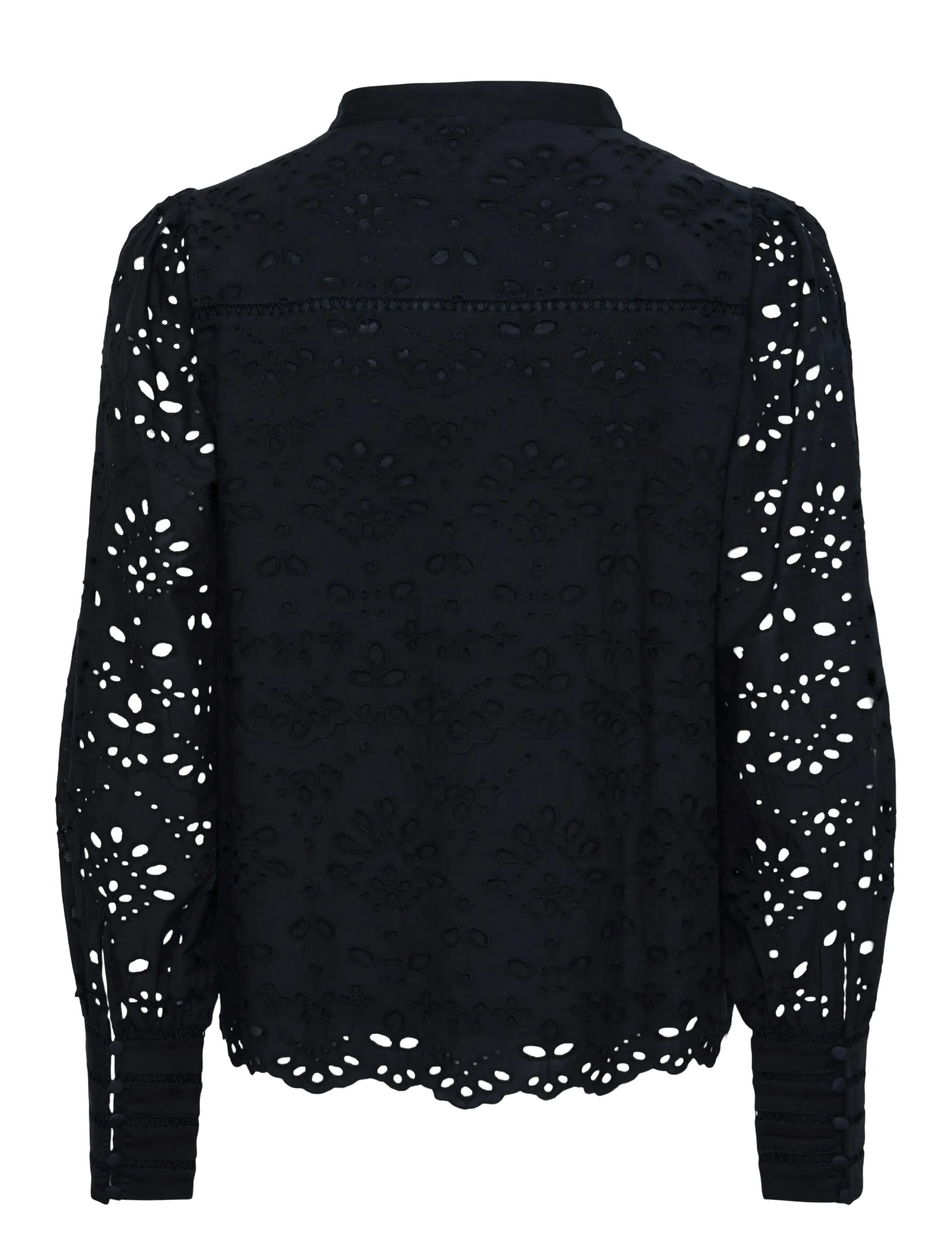 YAS - YASALESSIA LS SHIRT S. NOOS - long-sleeved shirts - black - 2