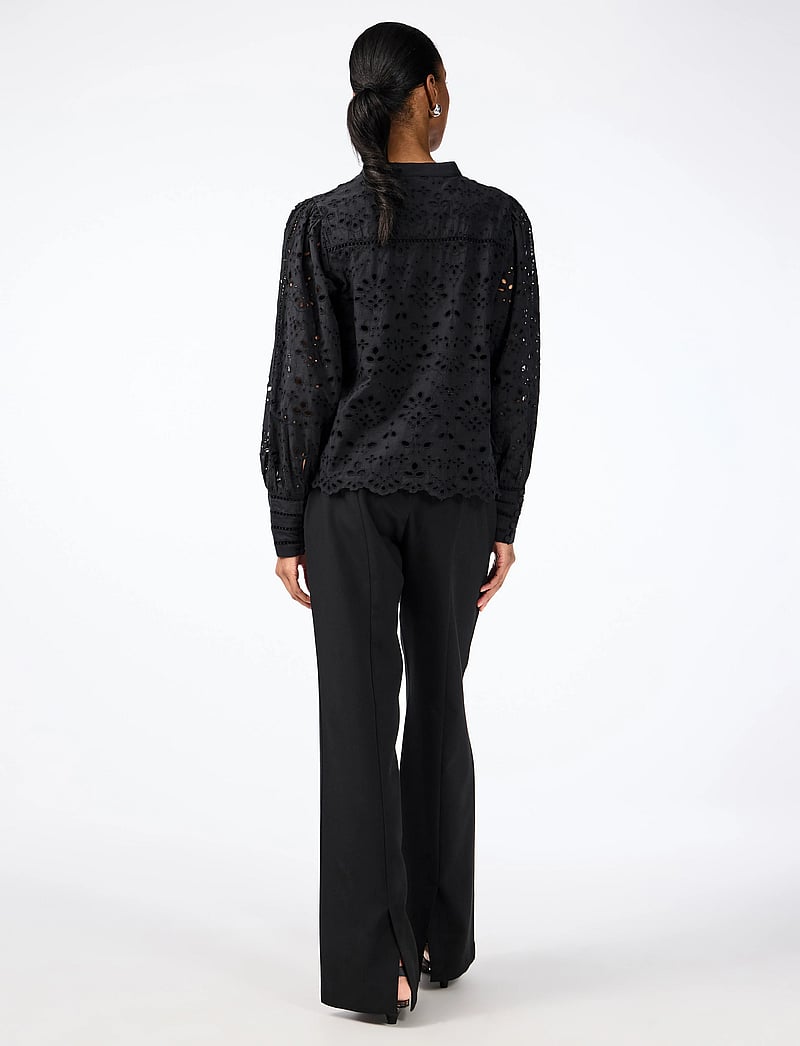 YAS - YASALESSIA LS SHIRT S. NOOS - långärmade skjortor - black - 3