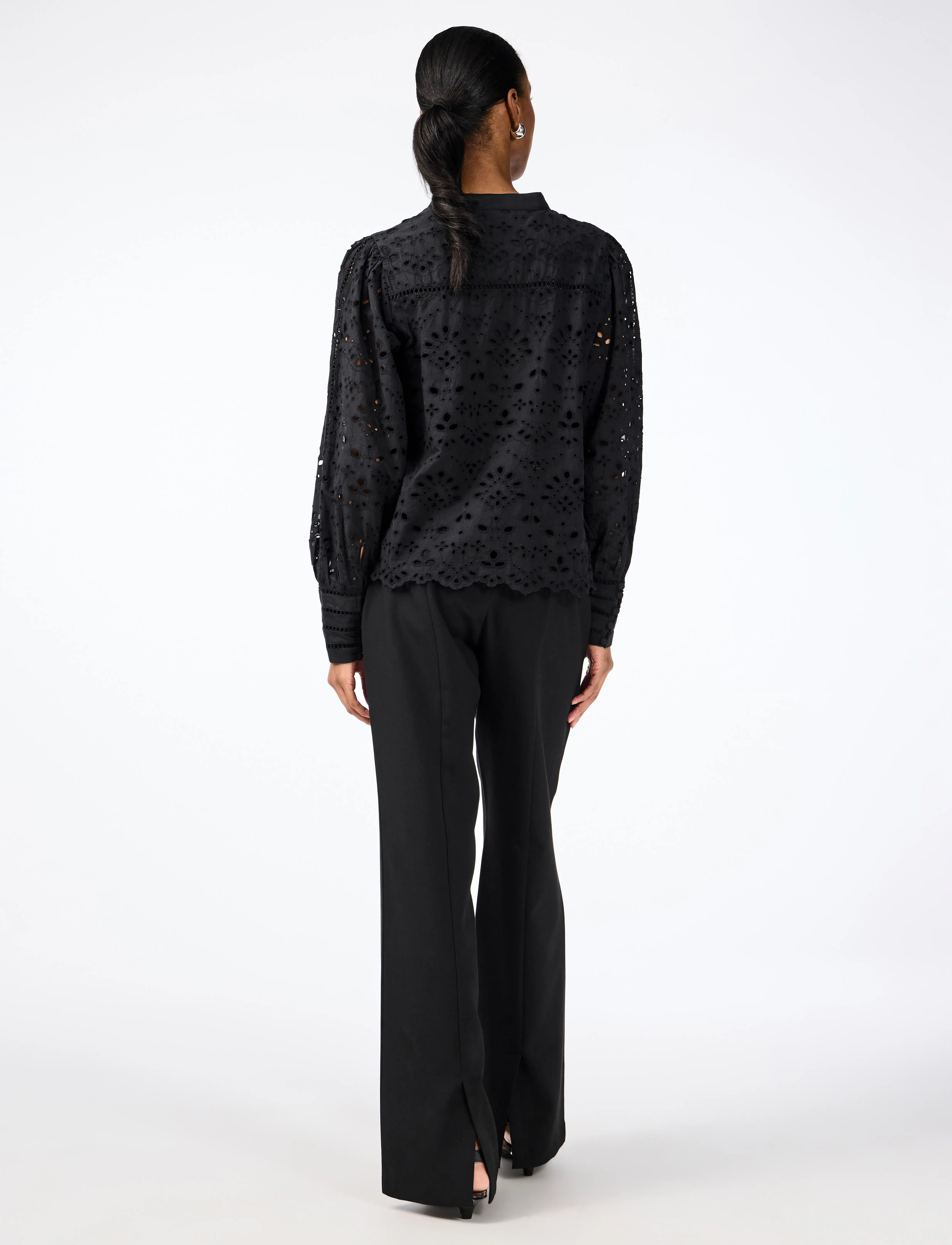 YAS - YASALESSIA LS SHIRT S. NOOS - long-sleeved shirts - black - 3