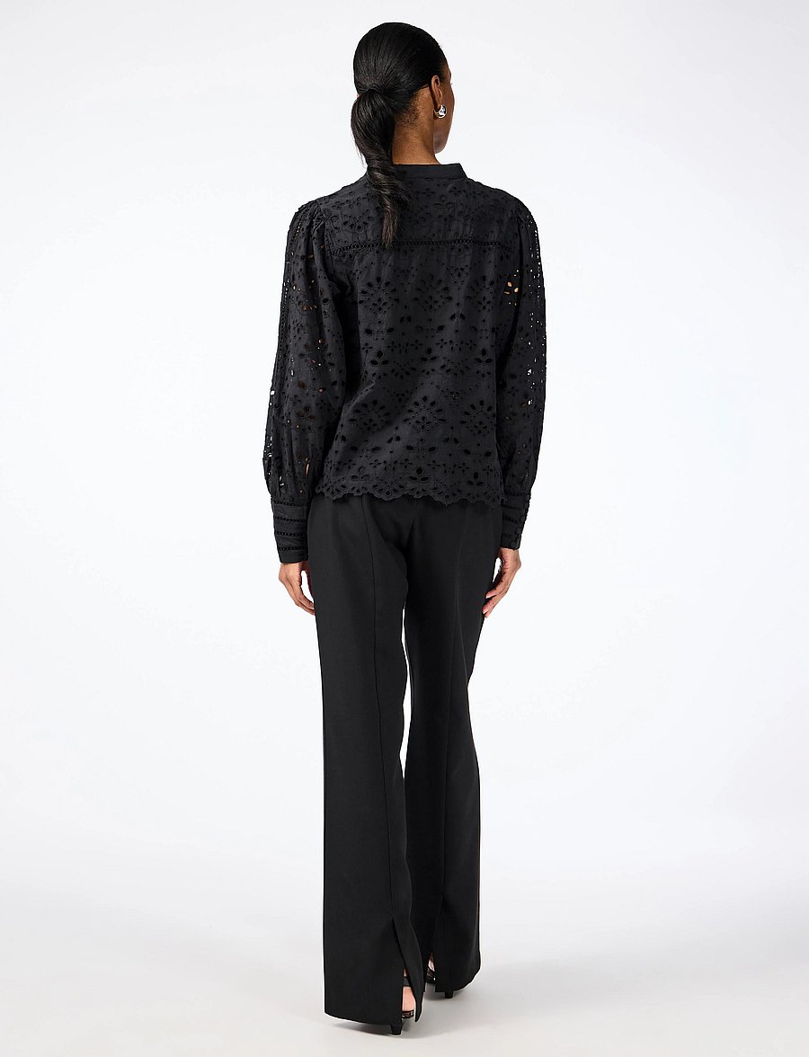 YAS - YASALESSIA LS SHIRT S. NOOS - krekli ar garām piedurknēm - black - 3