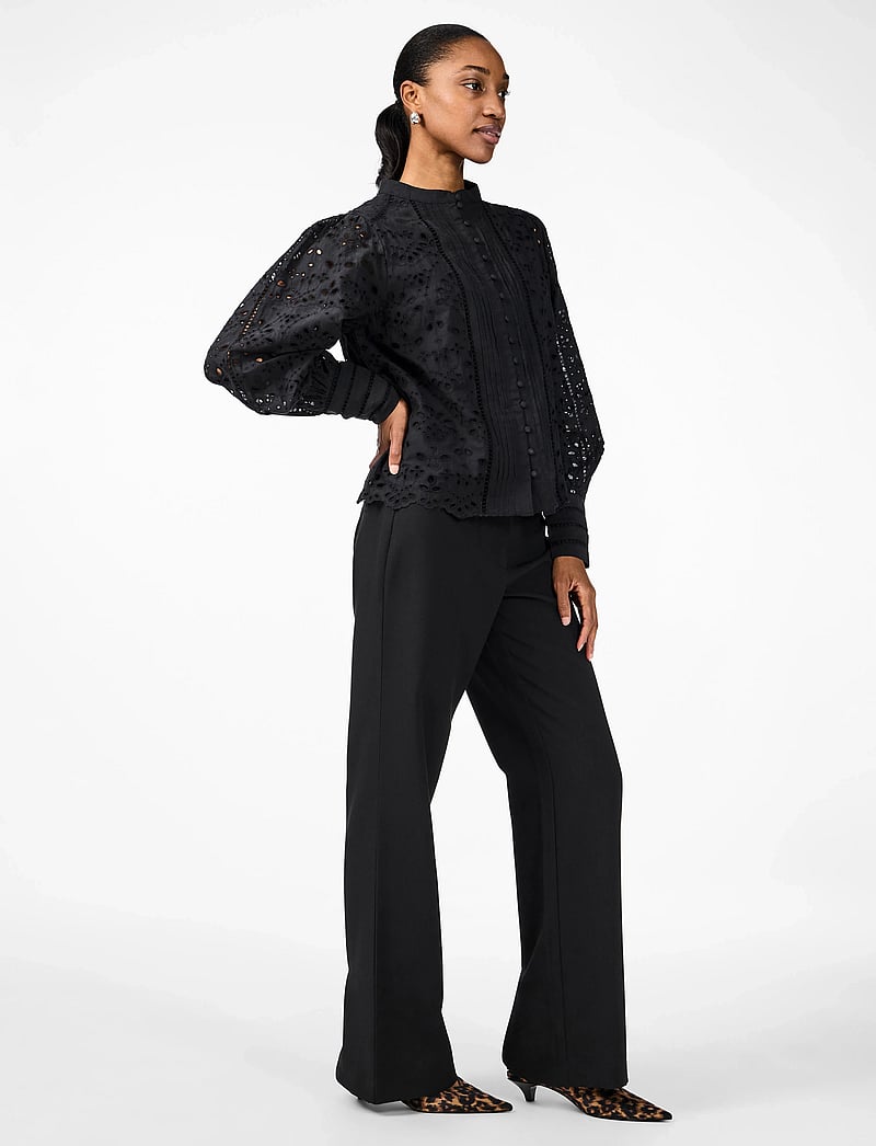 YAS - YASALESSIA LS SHIRT S. NOOS - långärmade skjortor - black - 5