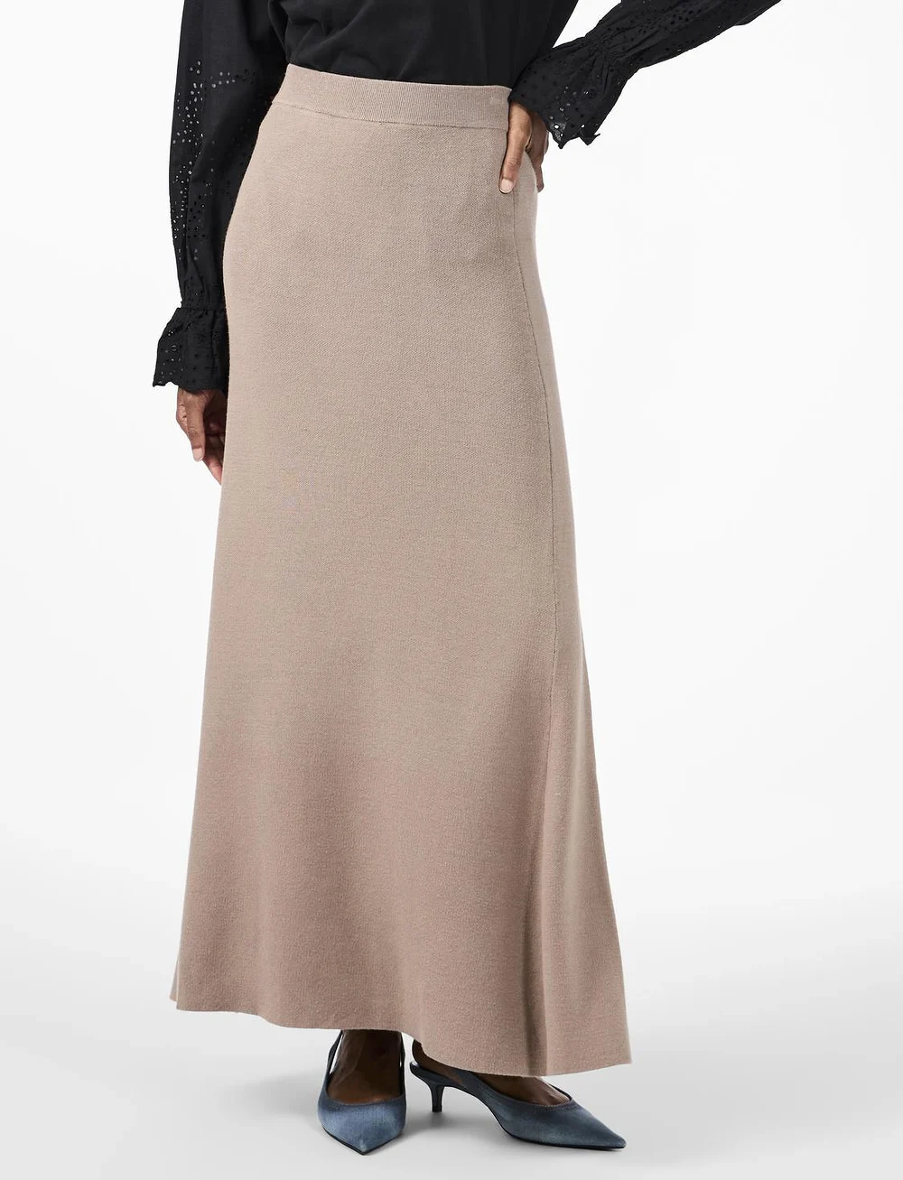 YAS - YASFONNY HW ANKLE KNIT SKIRT S. NOOS - strikkede nederdele - fungi - 0