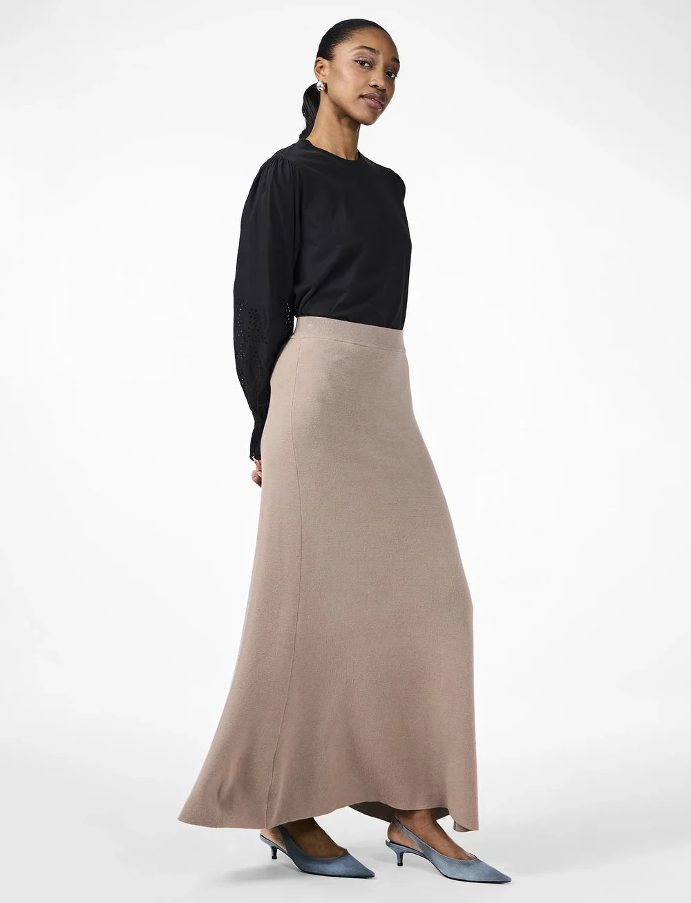 YAS - YASFONNY HW ANKLE KNIT SKIRT S. NOOS - strikkede nederdele - fungi - 4