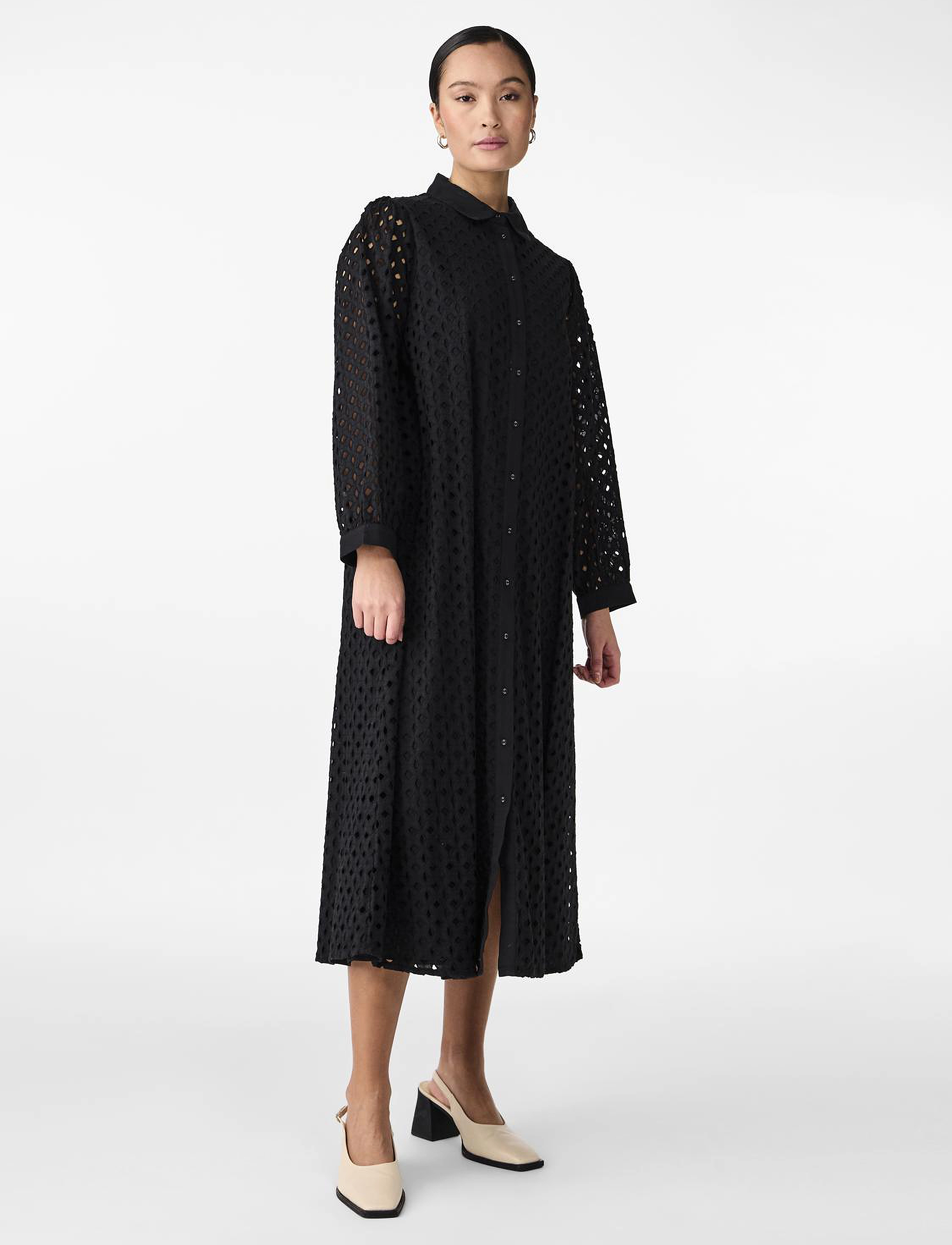 YAS - YASJOSANNE 7/8 MIDI DRESS S. NOOS - midi-kleider - black - 4