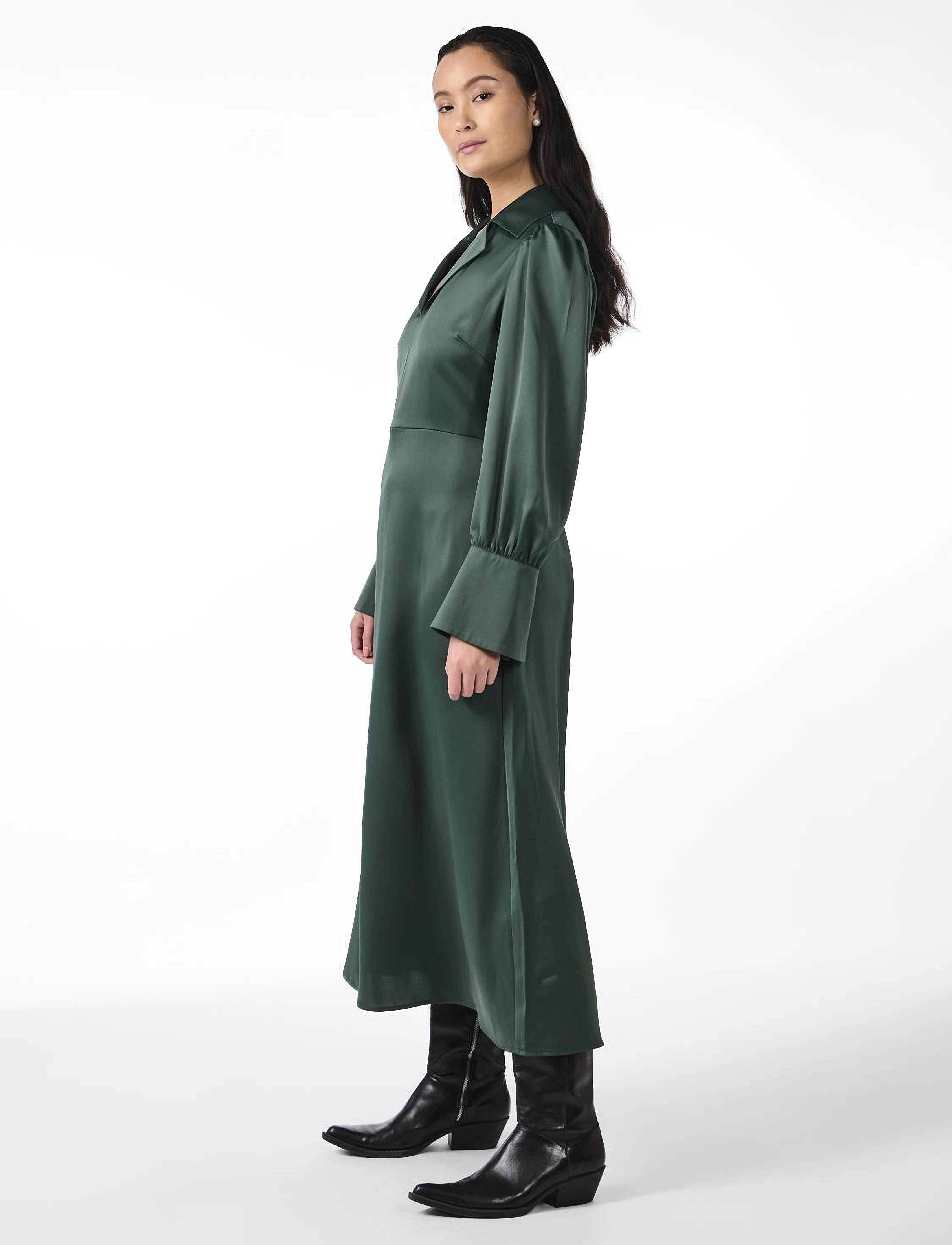 YAS - YASPELLA LS LONG DRESS S. NOOS - hemdkleider - sycamore - 4