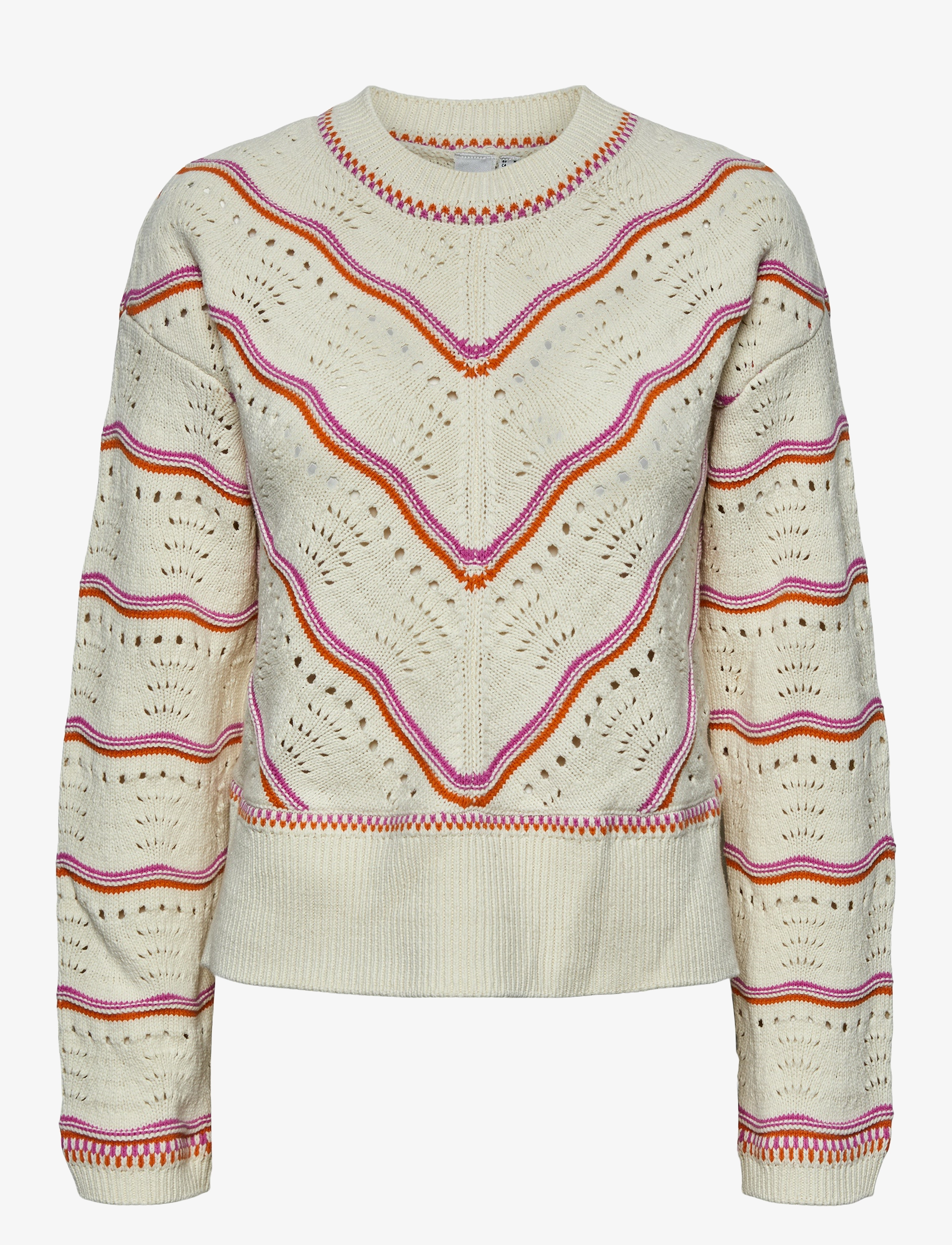 YAS YASLIMERA LS KNIT PULLOVER S. - Stickat - BIRCH / beige