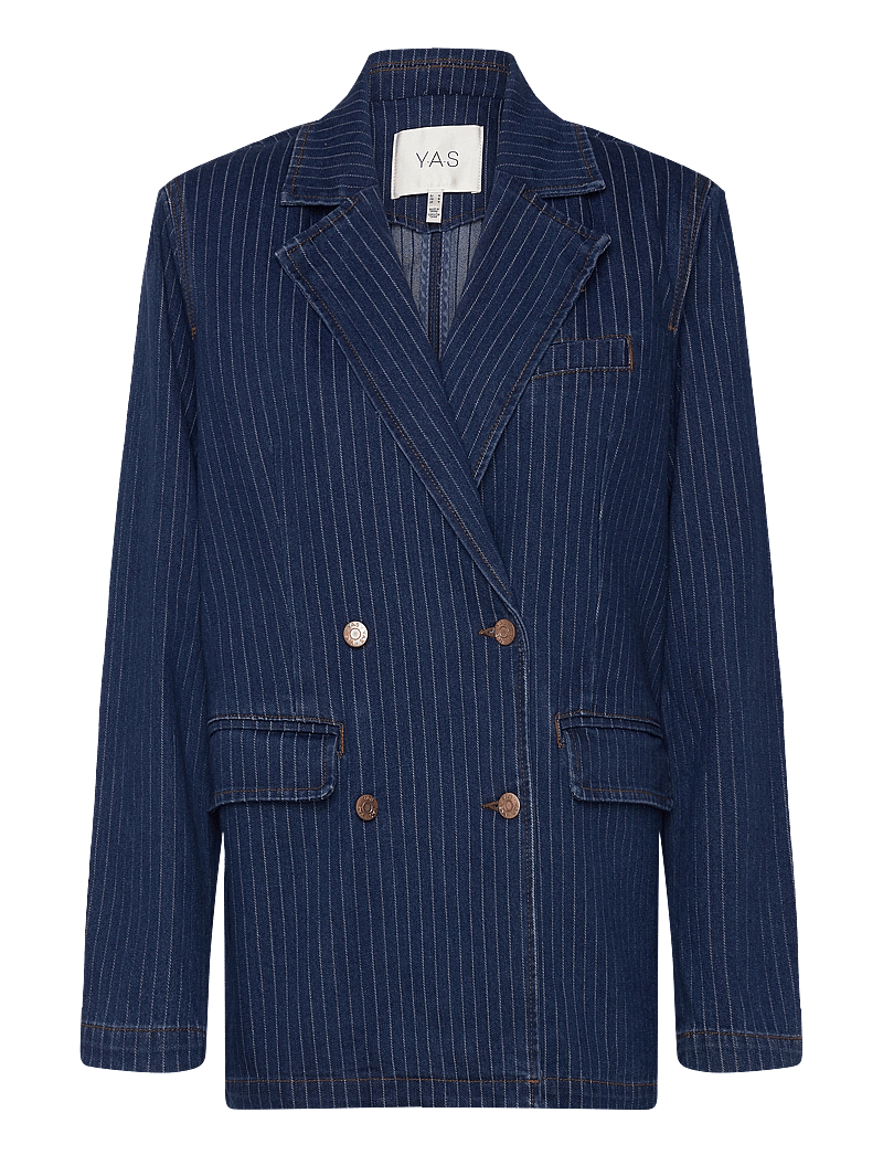 YAS - YASLOMIRA LS DENIM BLAZER S. - jeansjacken - medium blue denim - 1