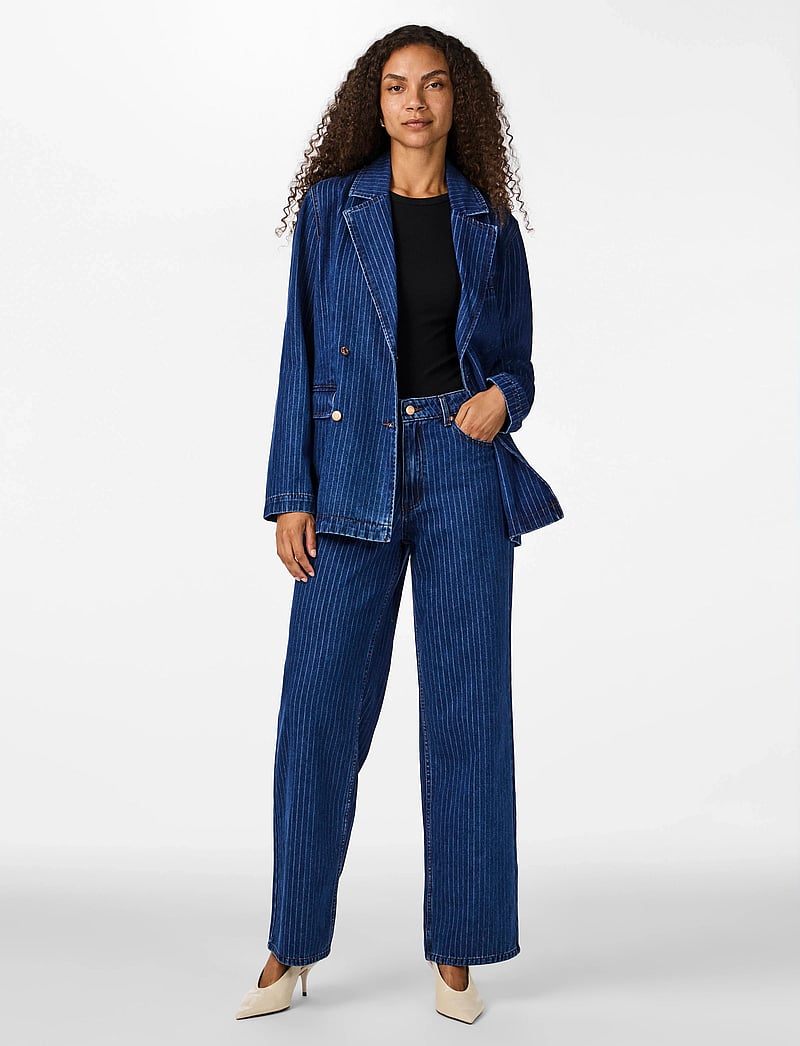YAS - YASLOMIRA LS DENIM BLAZER S. - jeansjacken - medium blue denim - 5