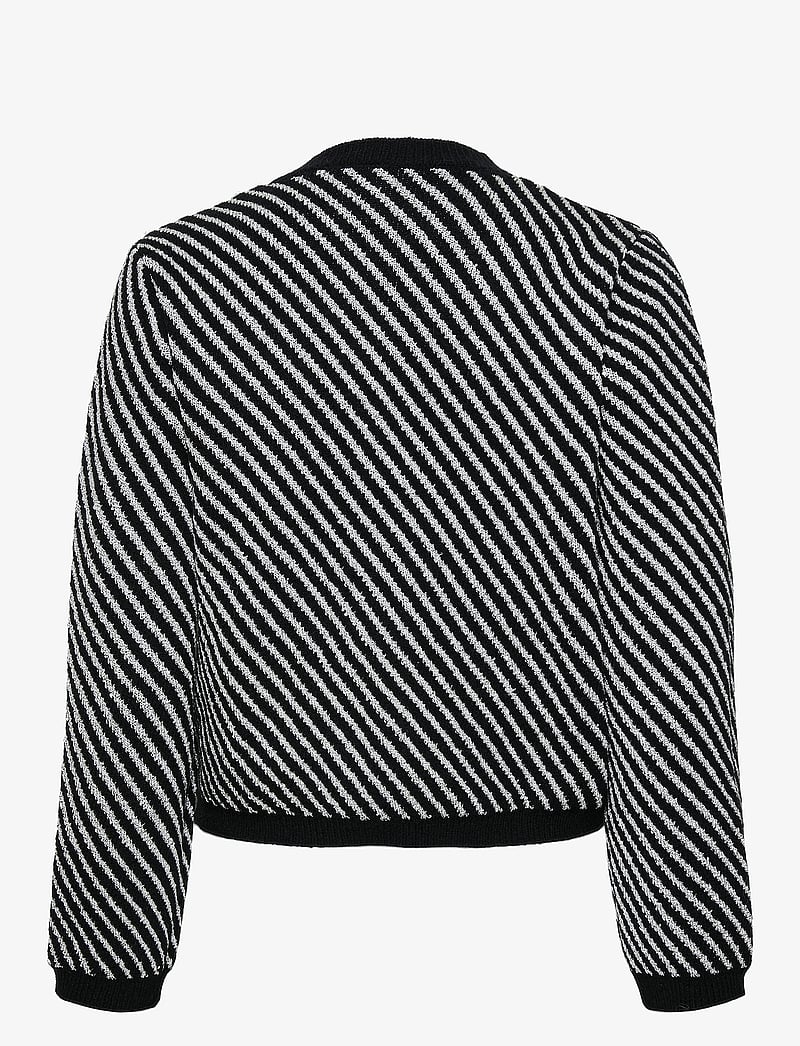 YAS - YASCHARLA LS SEQUIN KNIT CARDIGAN - cardigans - black - 2