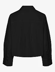 YAS - YASLEE LS SHORT SHIRT - EX - långärmade skjortor - black - 1
