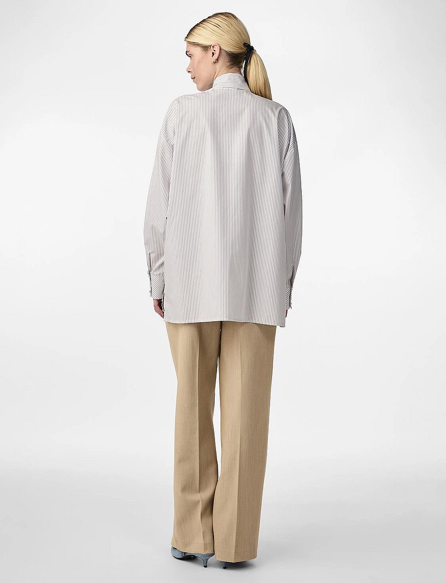 YAS - YASLOMA LS STRIPE SHIRT S. - star white - 3
