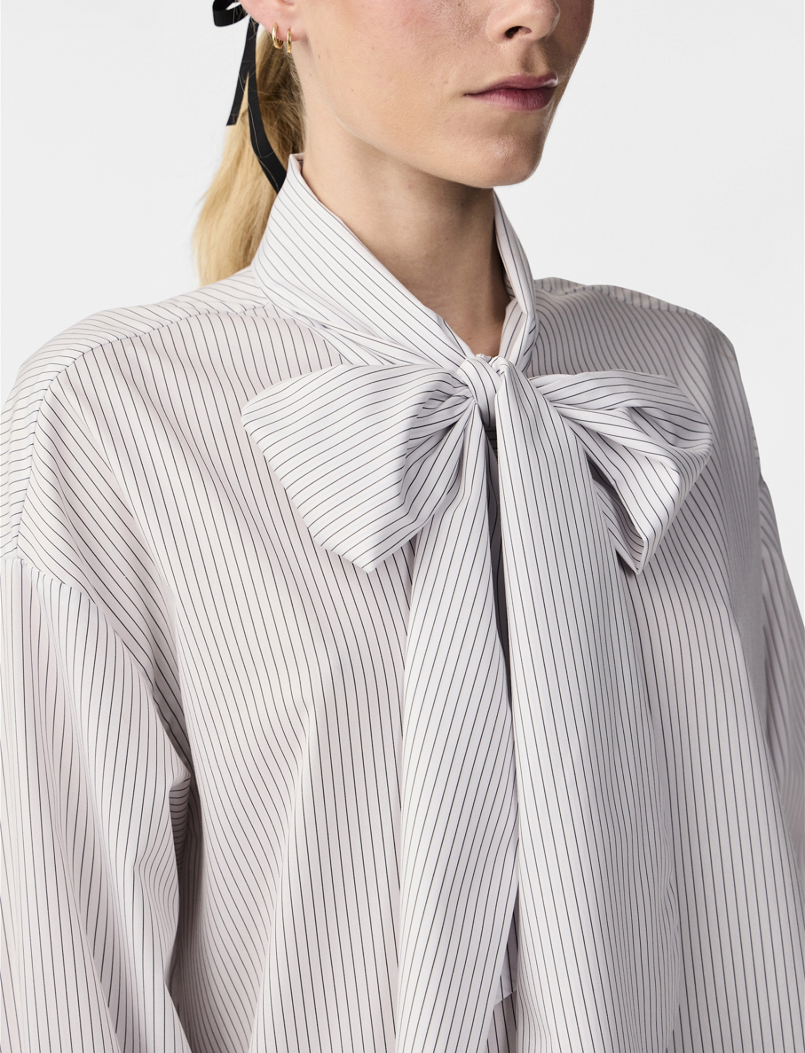 YAS - YASLOMA LS STRIPE SHIRT S. - star white - 5