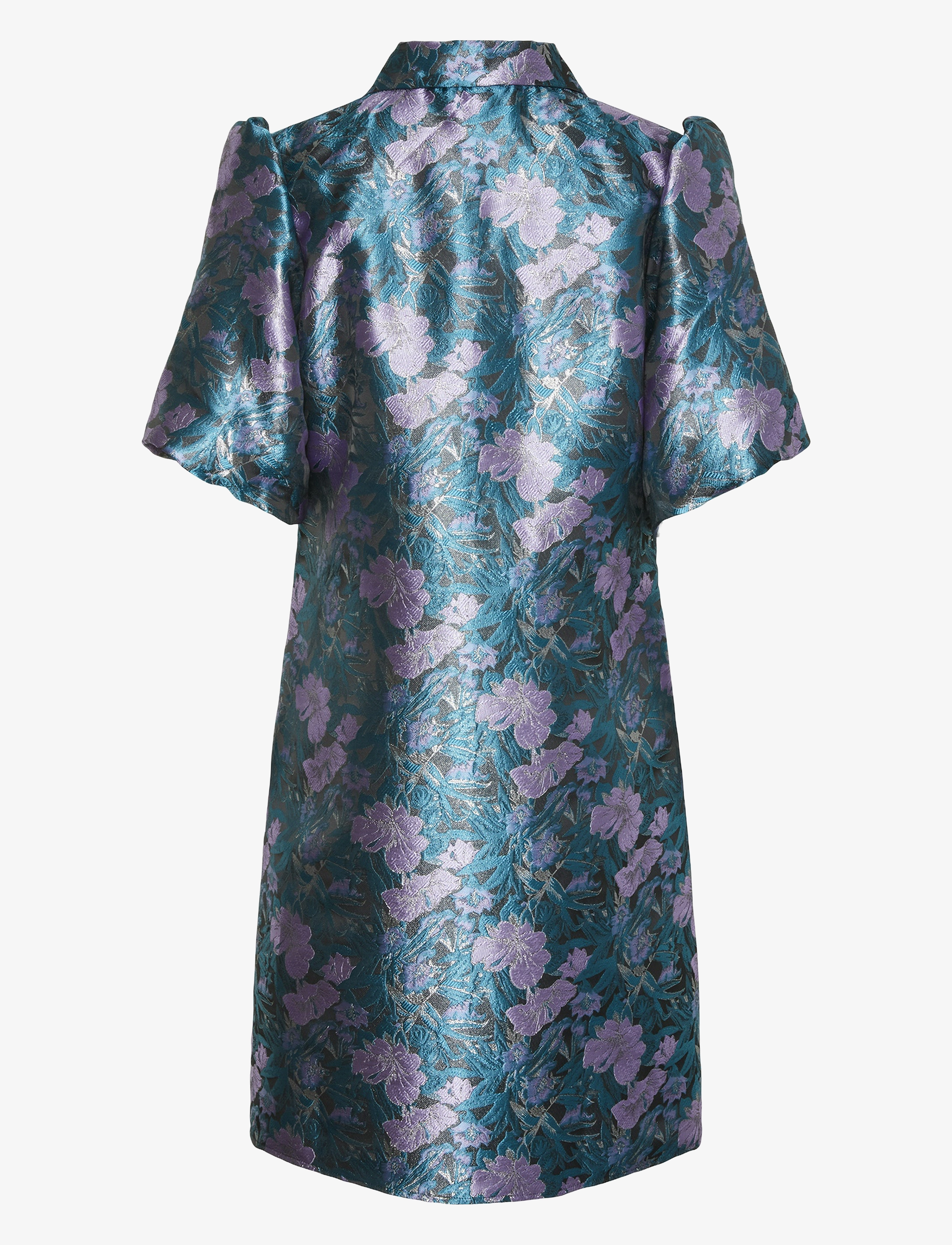 YAS - YASLIZE JACQUARD 2/4 DRESS - black - 2