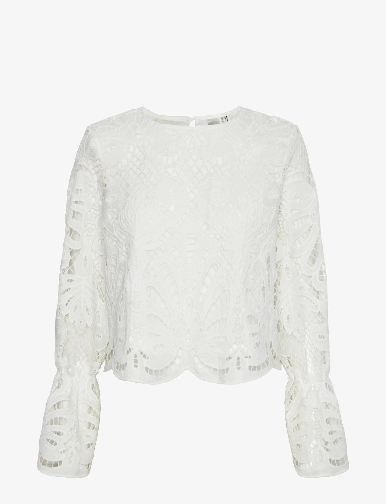 YAS - YASALBI LS TOP - EX - long-sleeved blouses - star white - 0