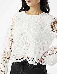 YAS - YASALBI LS TOP - EX - long-sleeved blouses - star white - 5