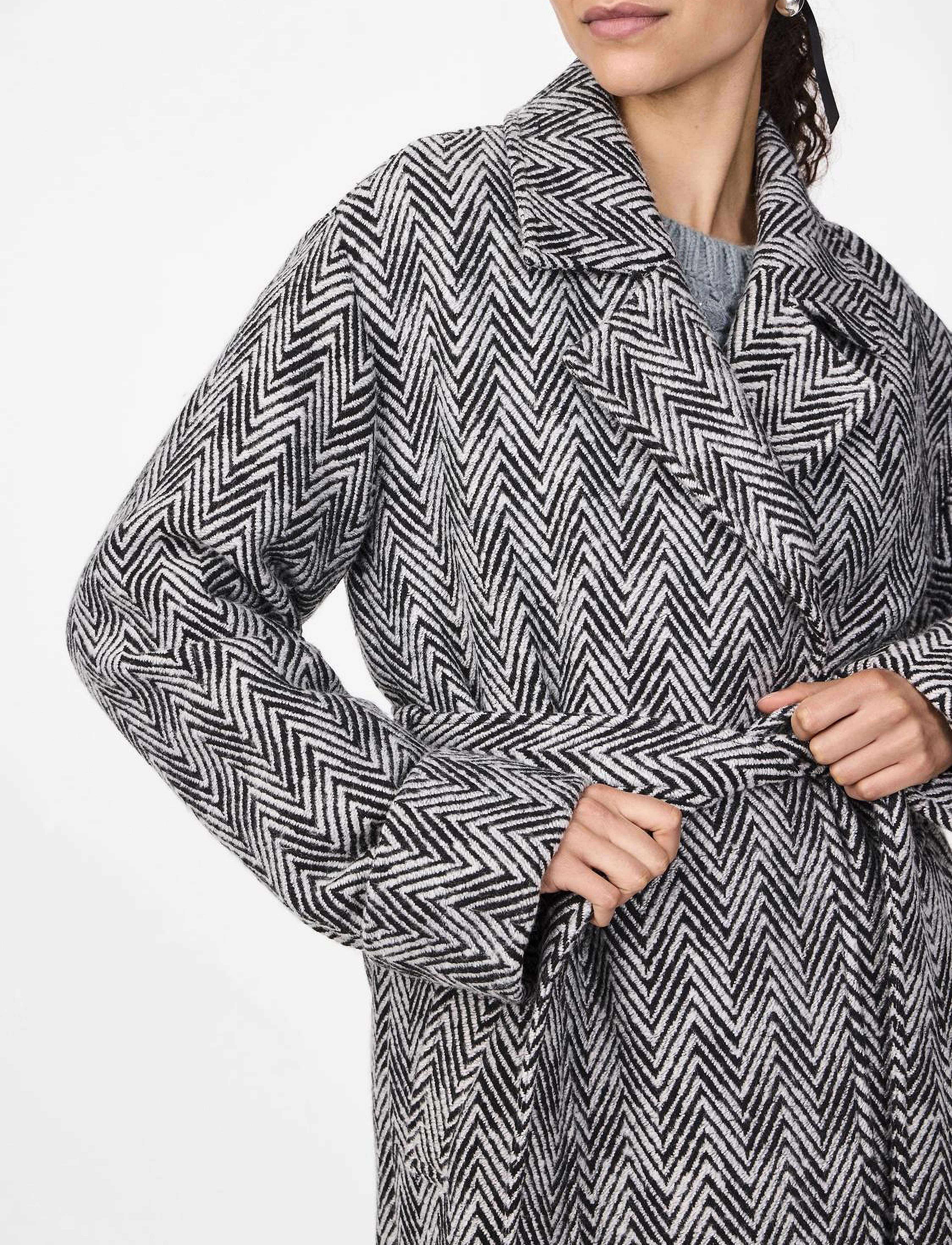 YAS - YASDURA LS LONG COAT - overtøj - black - 5