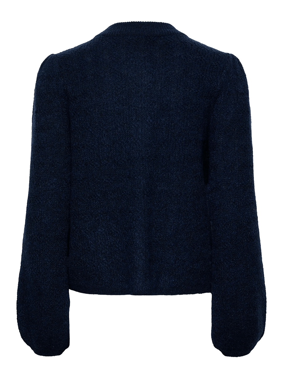 YAS - YASBONSA LS KNIT CARDIGAN S. - koftor - navy blazer - 2