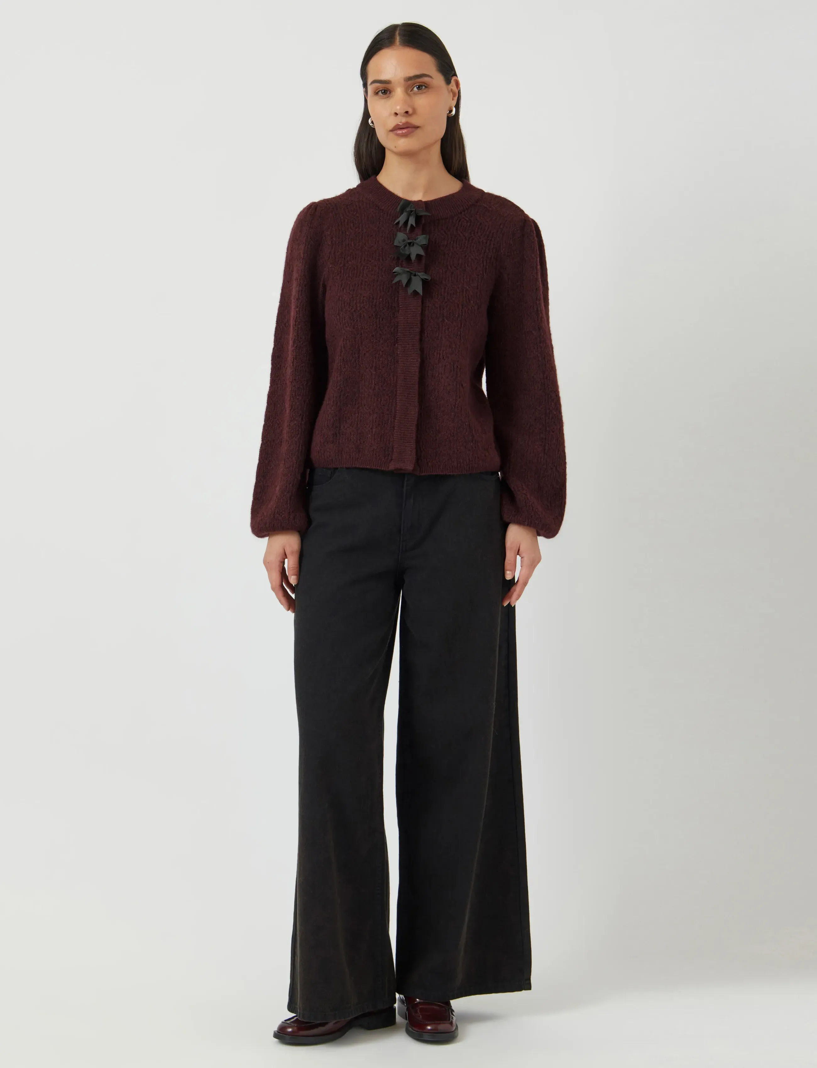 YAS - YASBONSA LS KNIT CARDIGAN S. - cardigans - port royale - 4