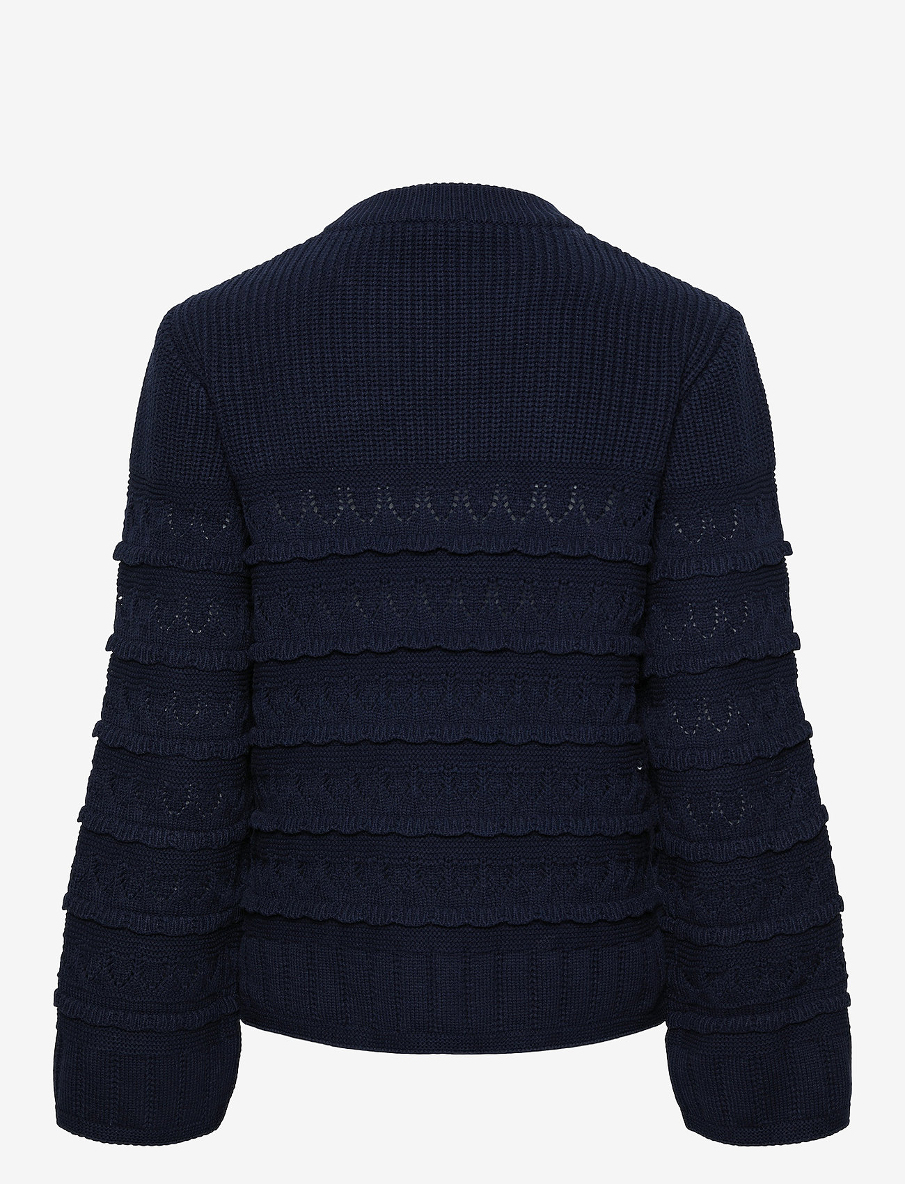 YAS - YASTIMU LS KNIT PULLOVER - stickade tröjor - navy blazer - 2