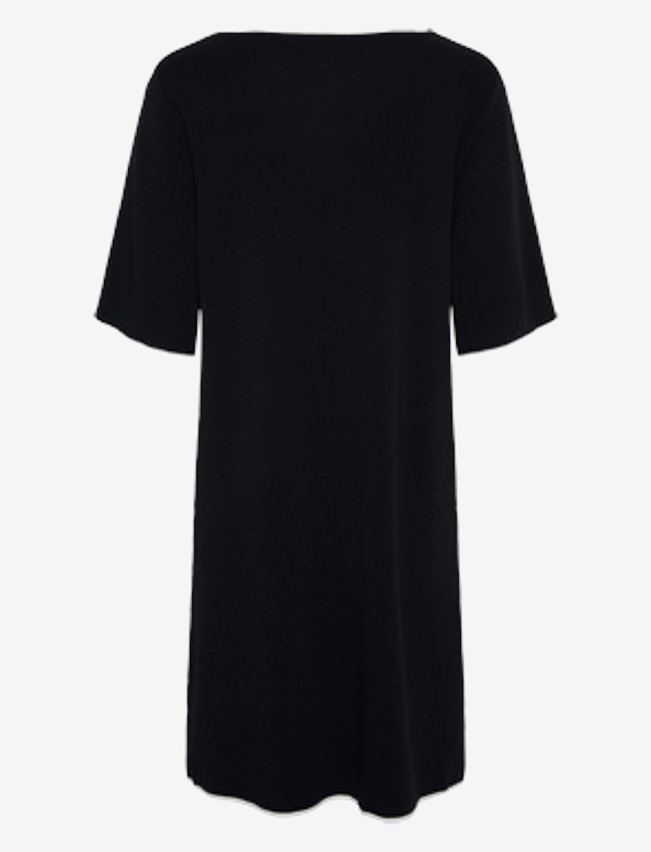 YAS - YASMILLE SS KNIT DRESS - knitted dresses - black - 2