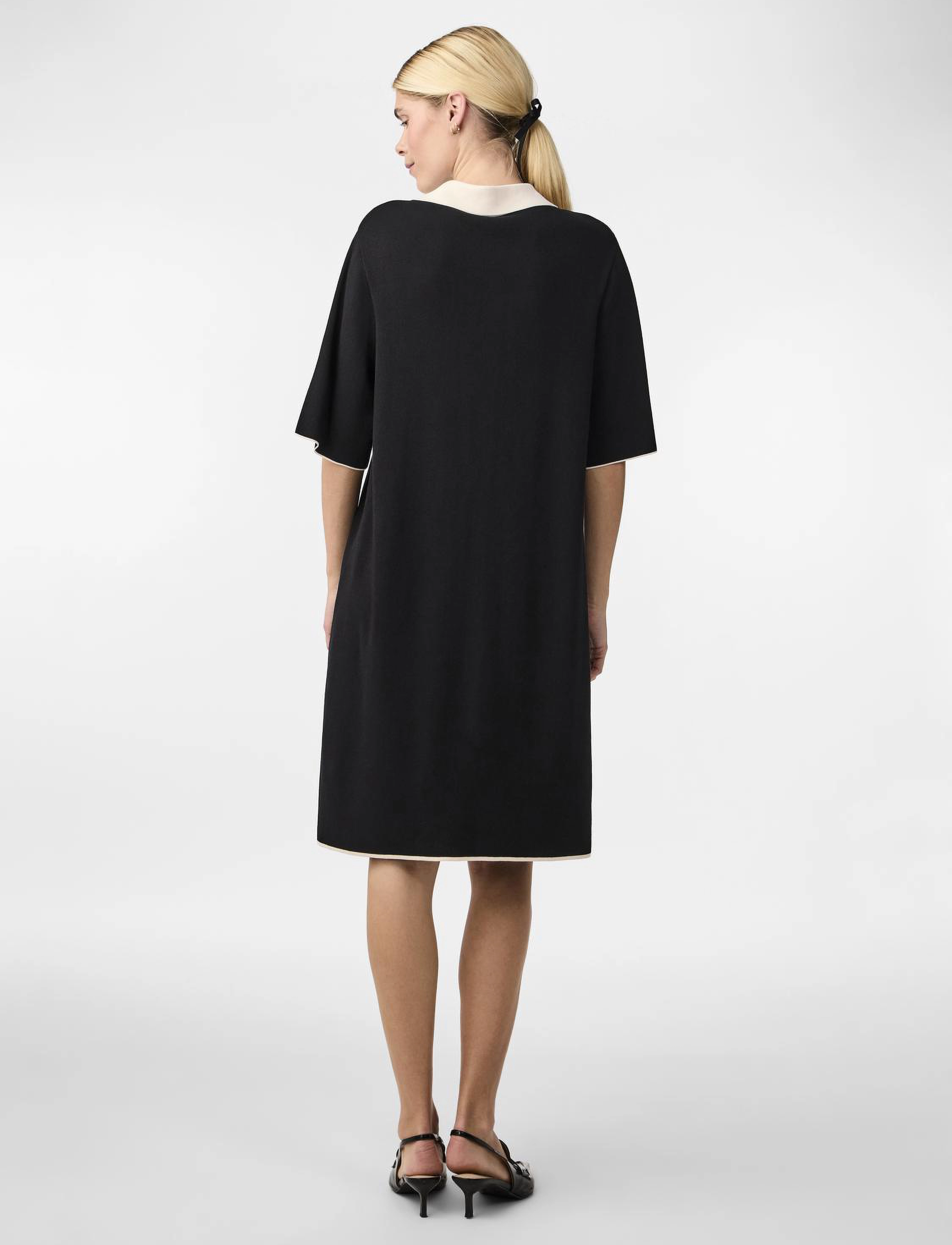 YAS - YASMILLE SS KNIT DRESS - black - 3