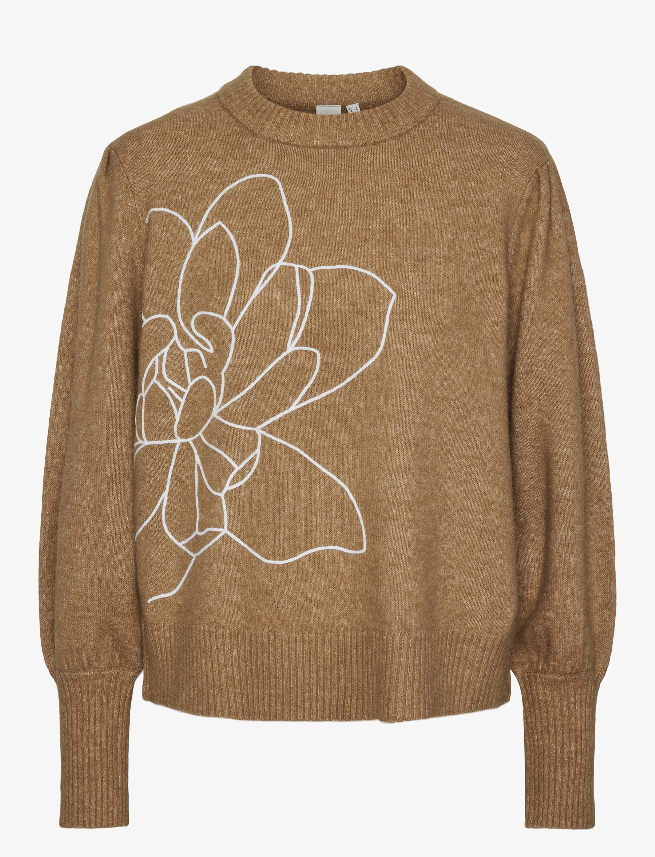 YAS YASJUVA LS KNIT PULLOVER S. - Trøjer - TIGERS EYE / brown