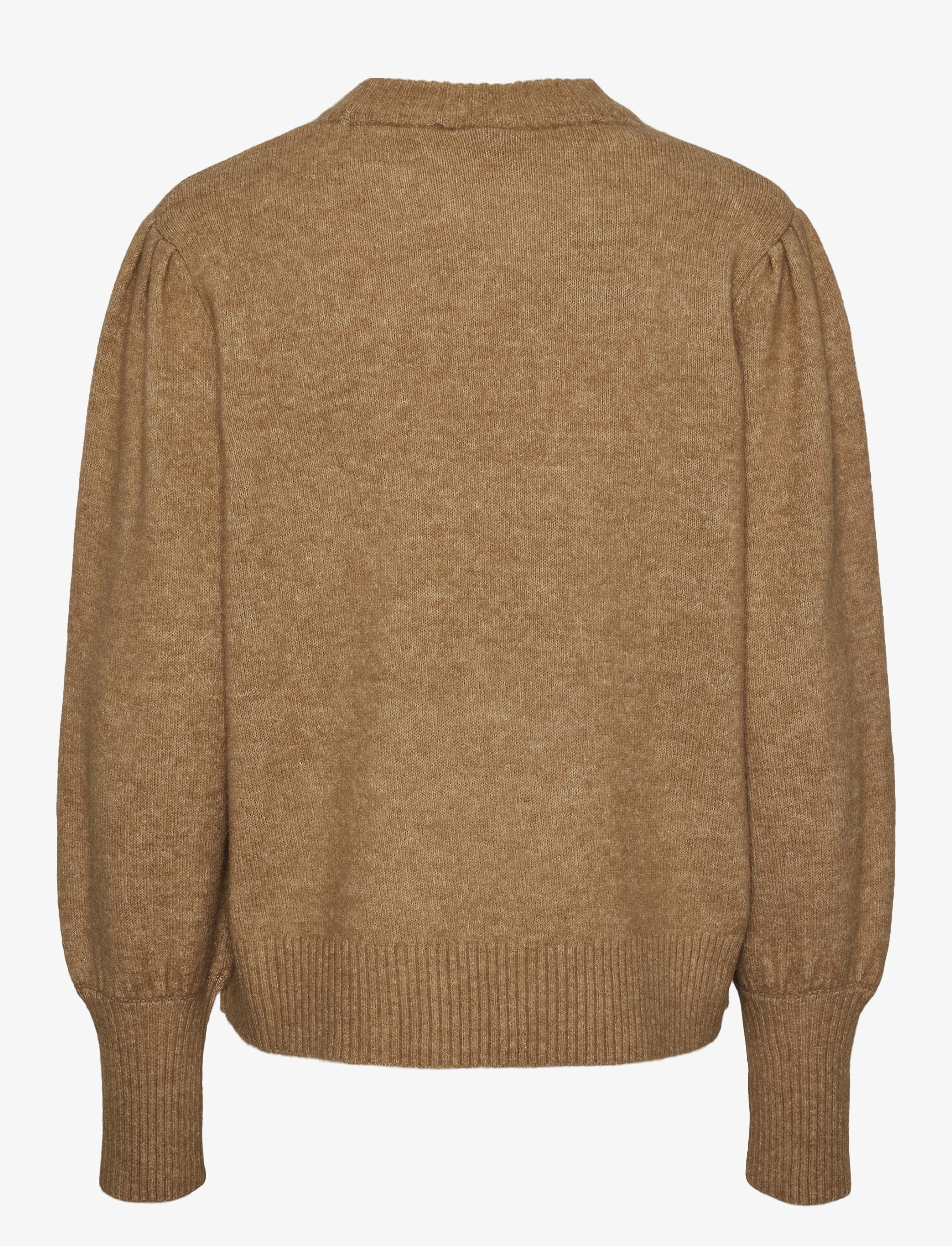YAS - YASJUVA LS KNIT PULLOVER S. - swetry - tigers eye - 2
