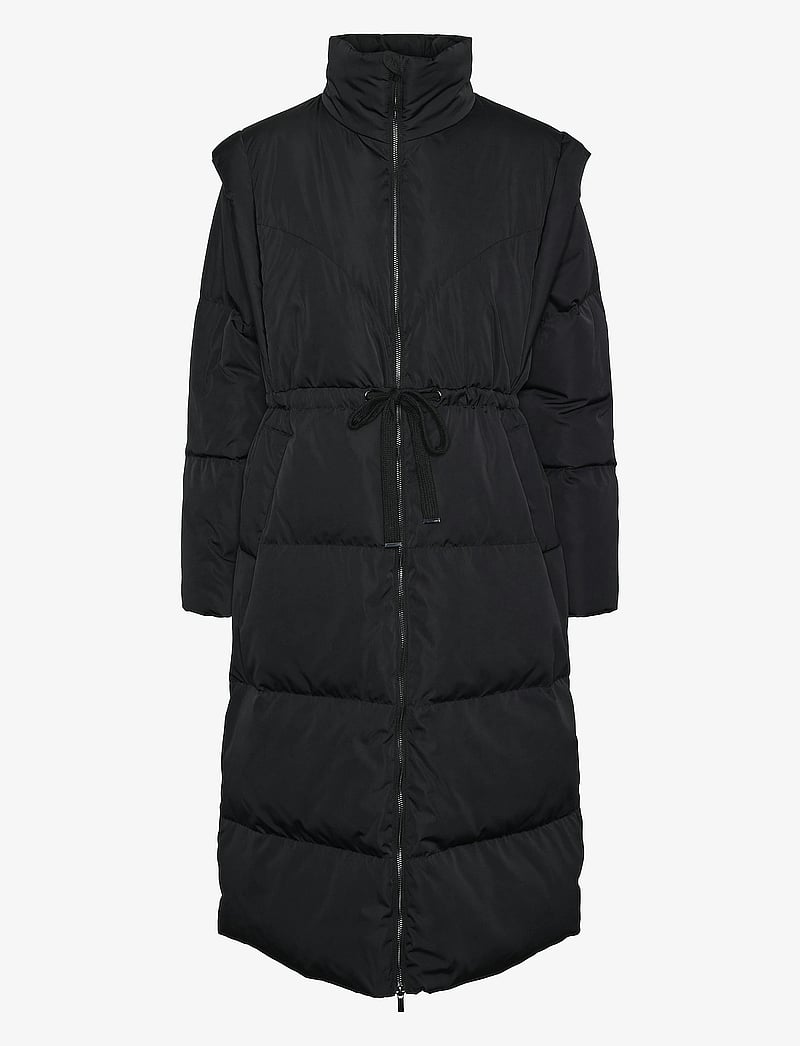 YAS - YASRACCA LONG DOWN COAT S. - dunfrakker - black - 1