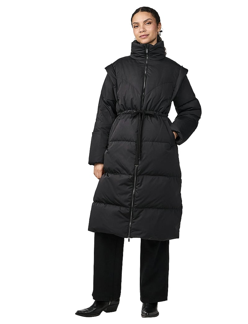 YAS - YASRACCA LONG DOWN COAT S. - dunfrakker - black - 0