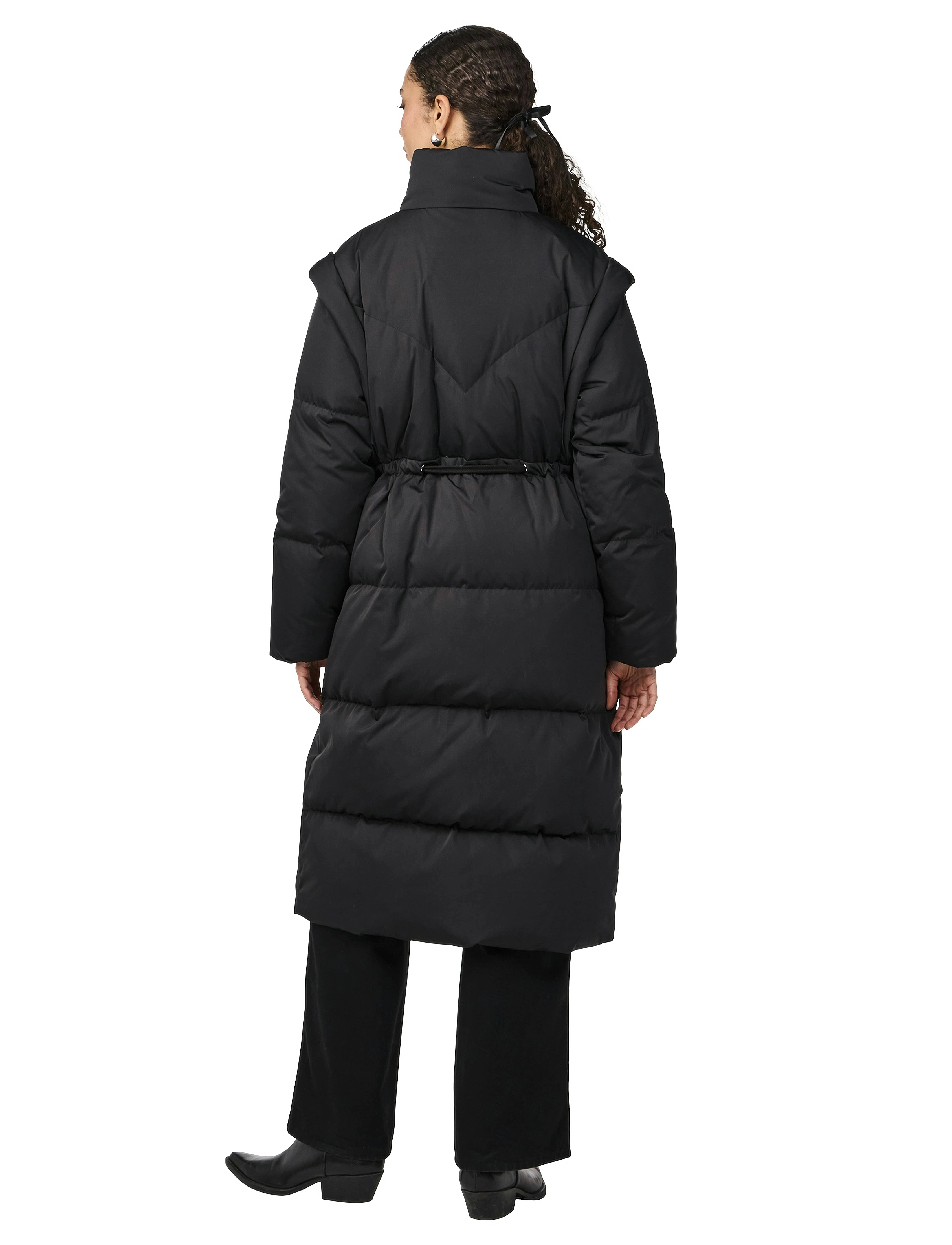 YAS - YASRACCA LONG DOWN COAT S. - dunjakker - black - 3
