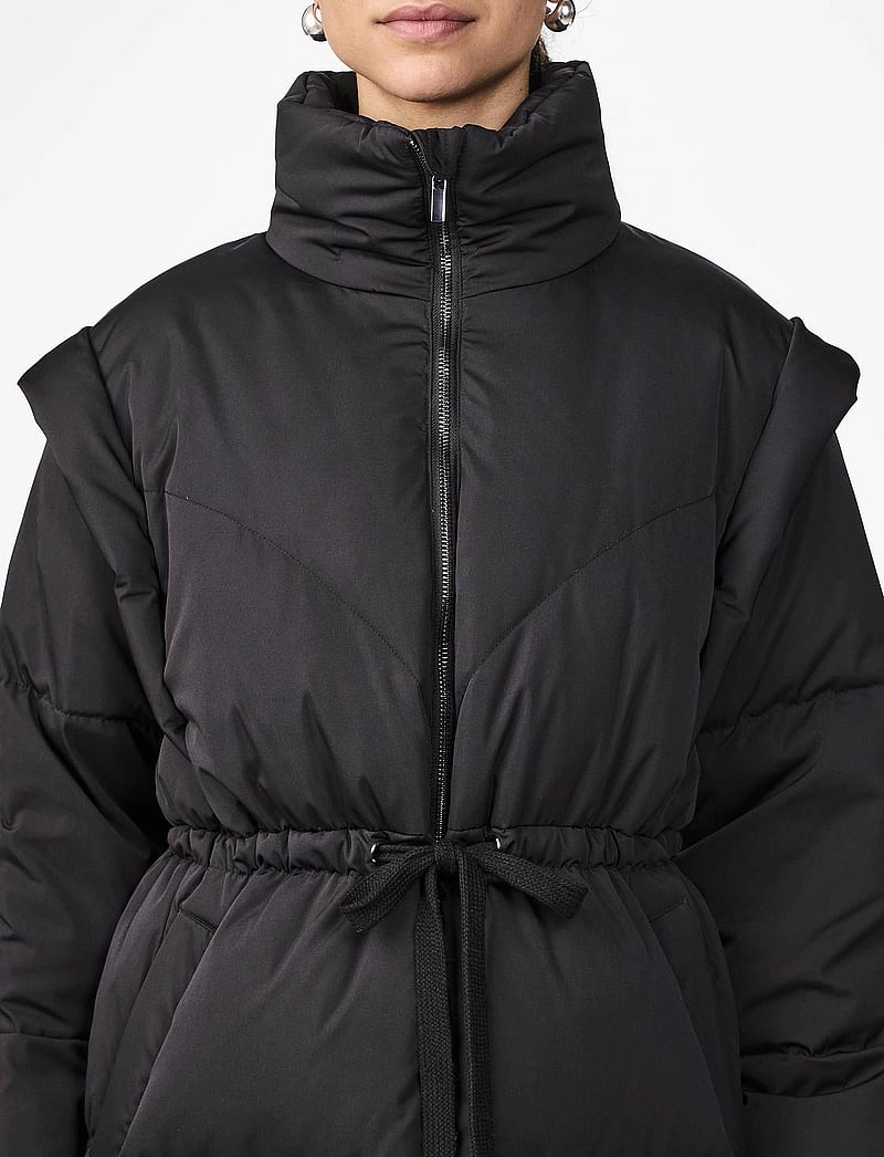 YAS - YASRACCA LONG DOWN COAT S. - dunfrakker - black - 4
