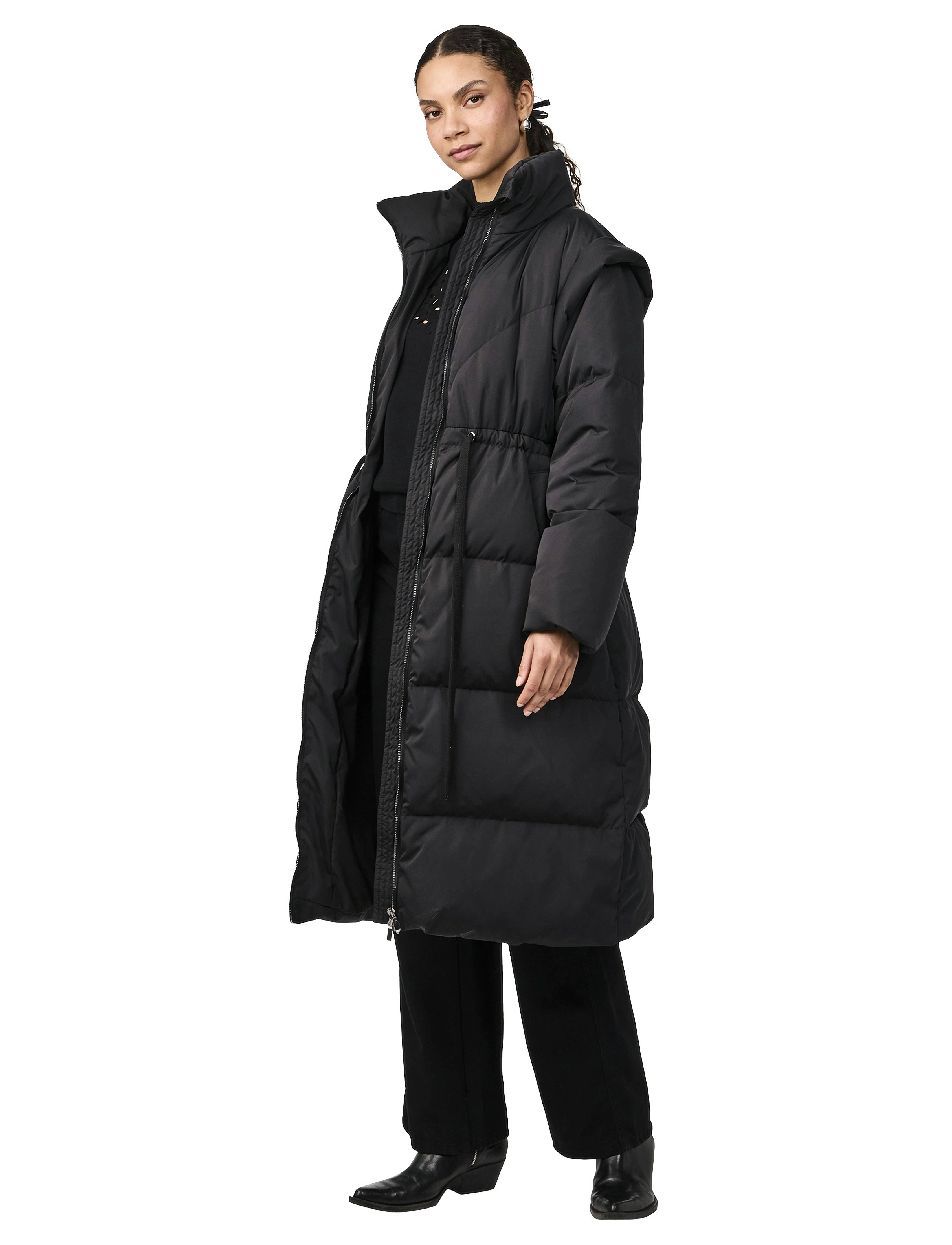 YAS - YASRACCA LONG DOWN COAT S. - dunjakker - black - 5