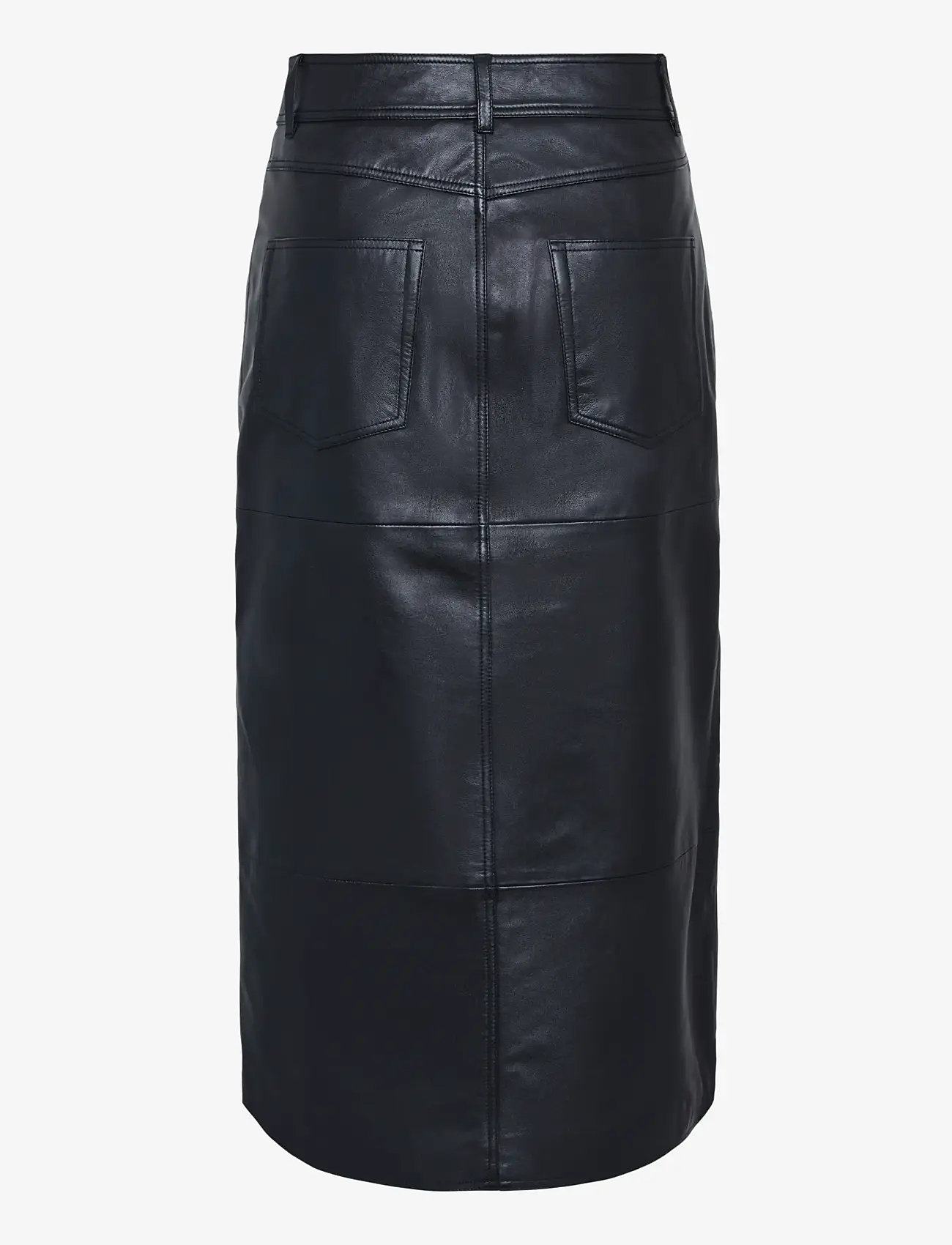 YAS - YASMINA HMW LEATHER LONG SKIRT NOOS - skinnkjolar - black - 2