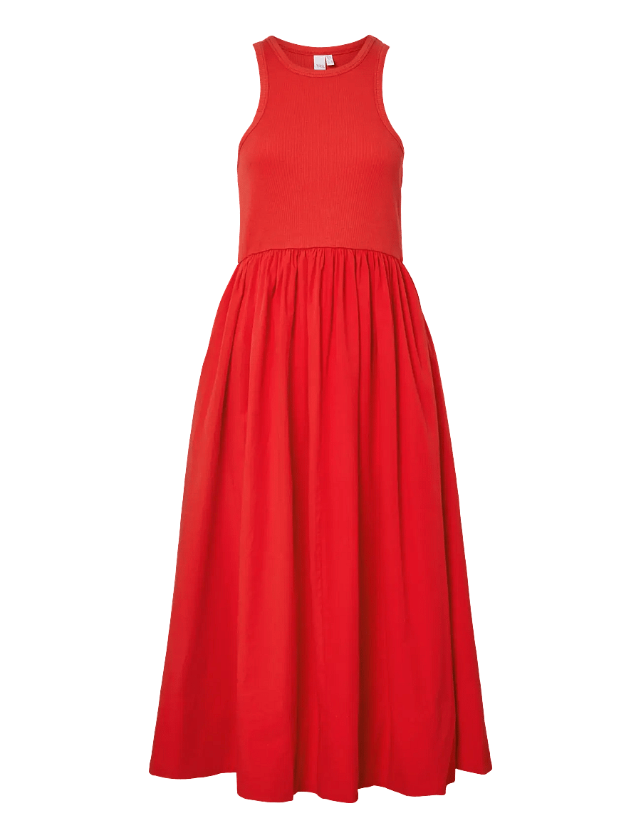 YAS - YASMIRI SL LONG DRESS S. NOOS - abendkleider - fiery red - 1