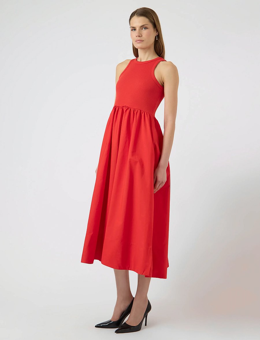 YAS - YASMIRI SL LONG DRESS S. NOOS - abendkleider - fiery red - 4