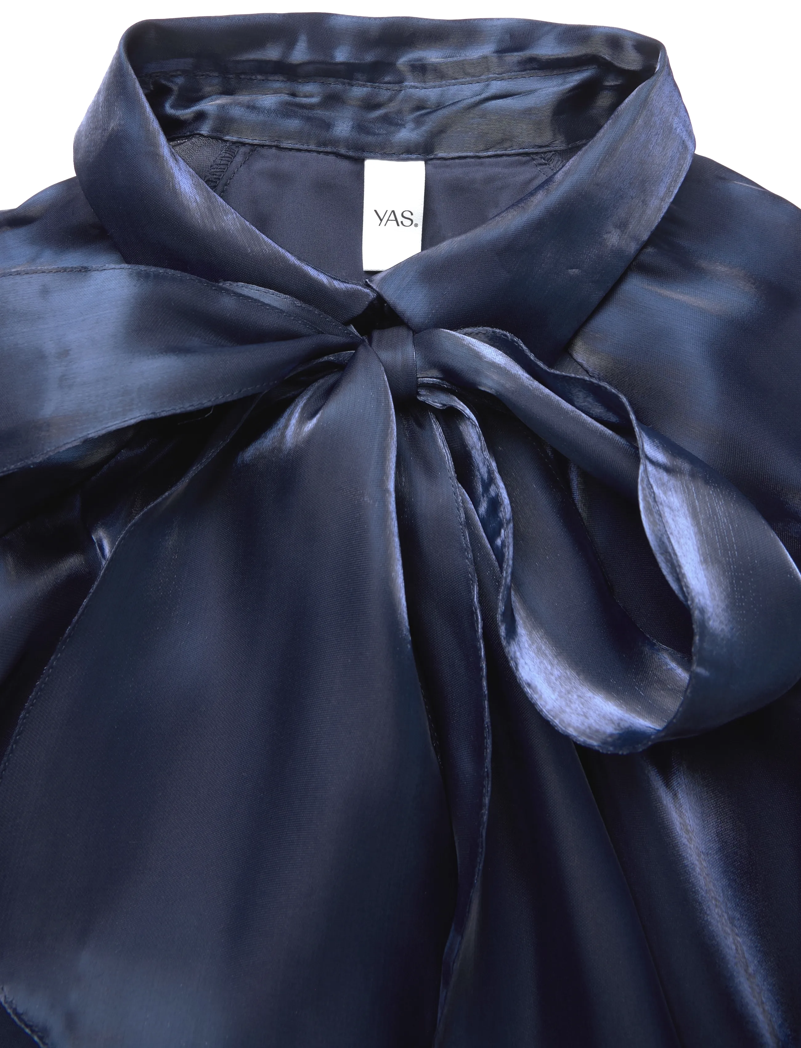 YAS - YASELOISE LS SHINY TOP - D2D - langärmelige blusen - night sky - 2