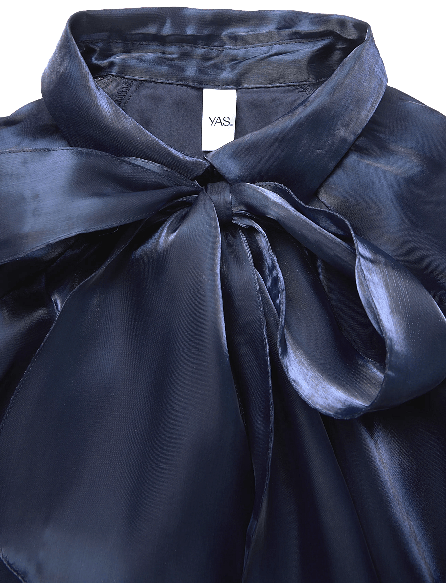YAS - YASELOISE LS SHINY TOP - D2D - langärmelige blusen - night sky - 2
