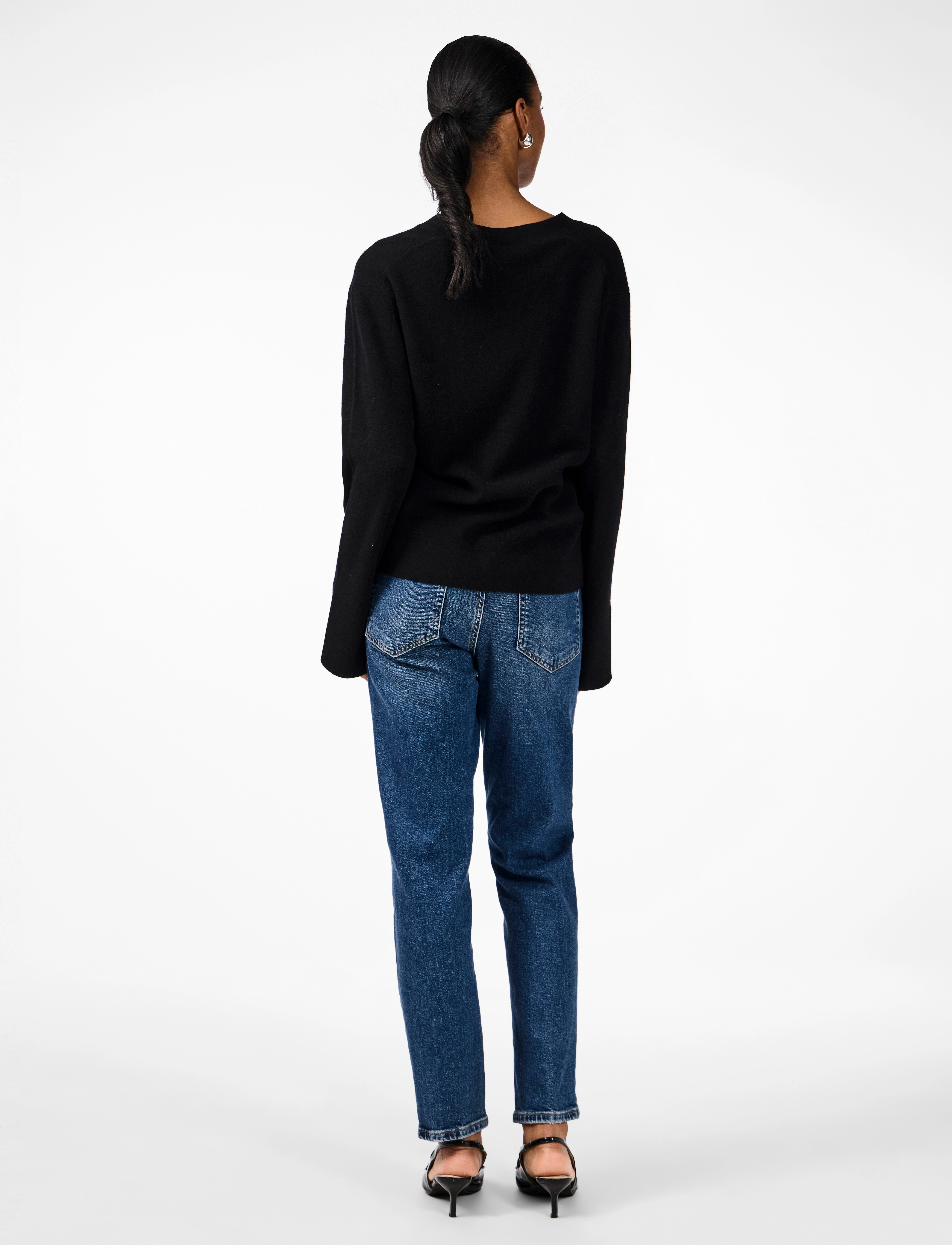 YAS - YASEMILIE LS CARDIGAN KNIT S. NOOS - black - 3