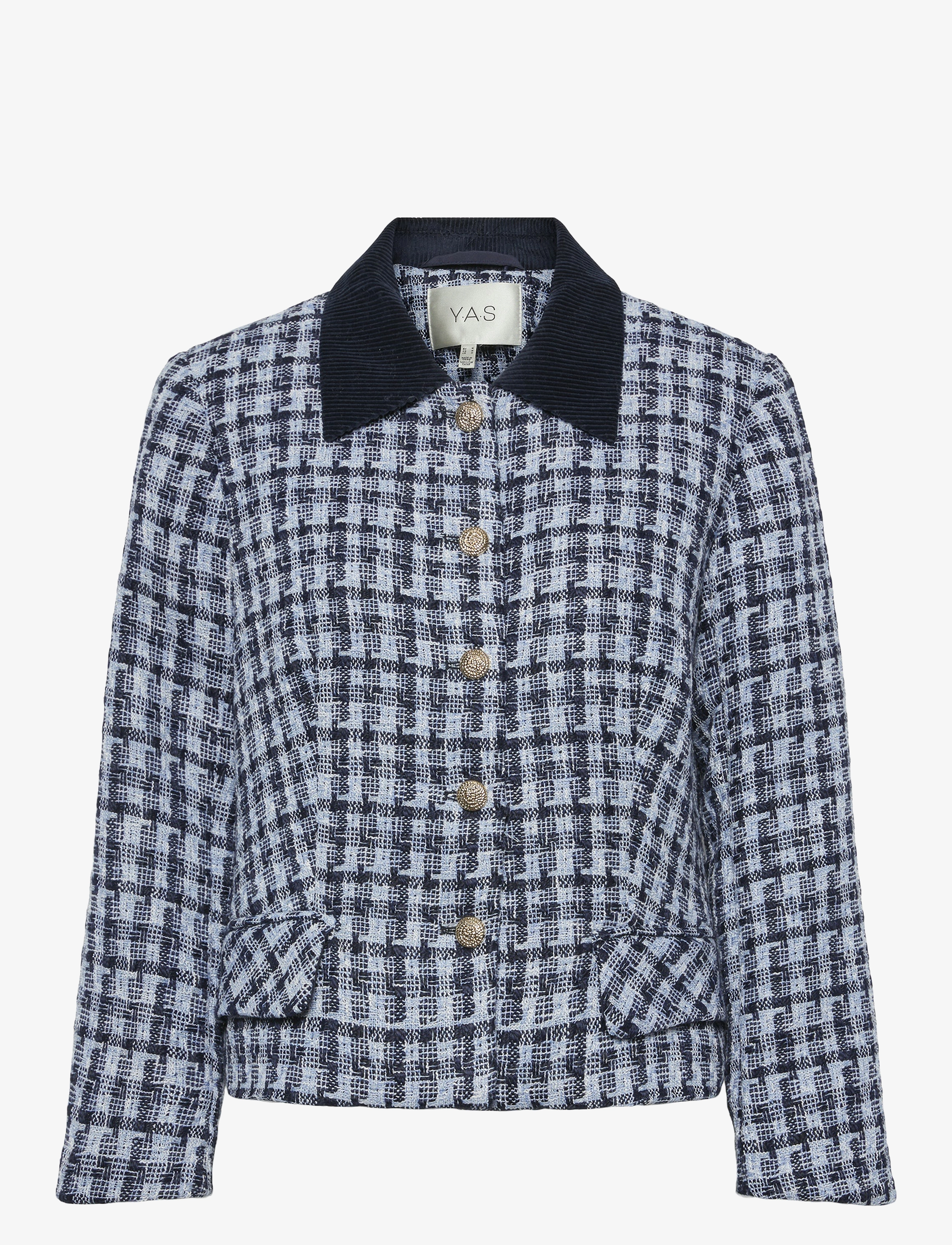 YAS YASBUCANA LS SHORT JACKET - Pintsakud - NAVY BLAZER / blue