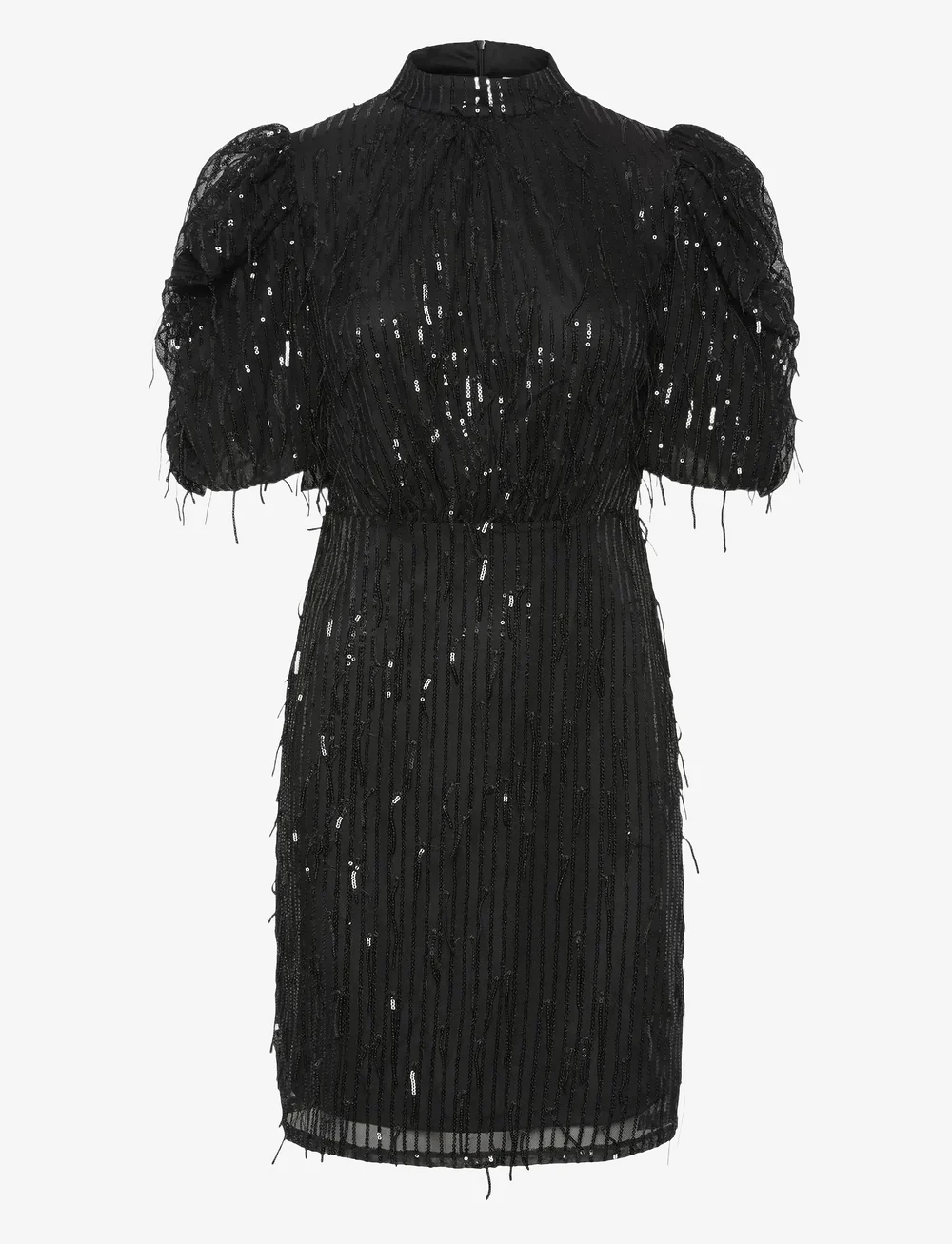 YAS - YASELZA 2/4 DRESS - SHOW - paljettimekot - black - 0
